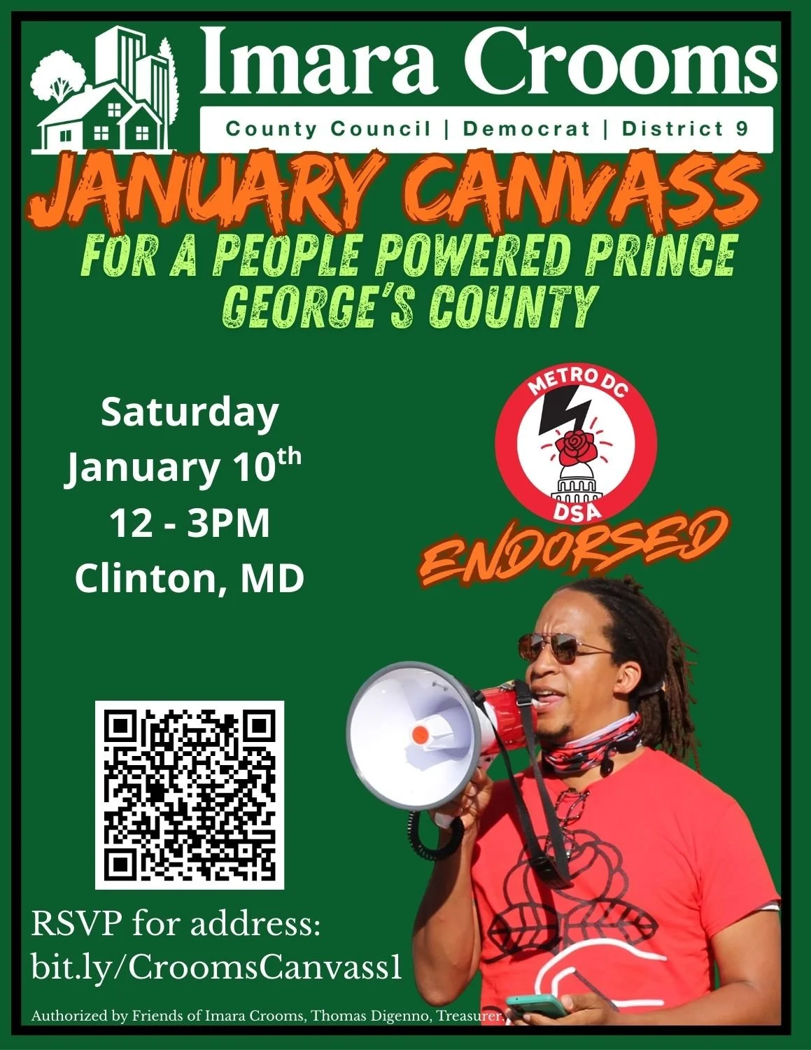January Clinton Canvass
