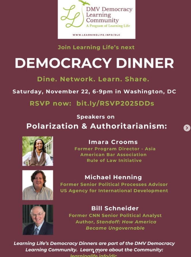 DMV Democracy Dinner
