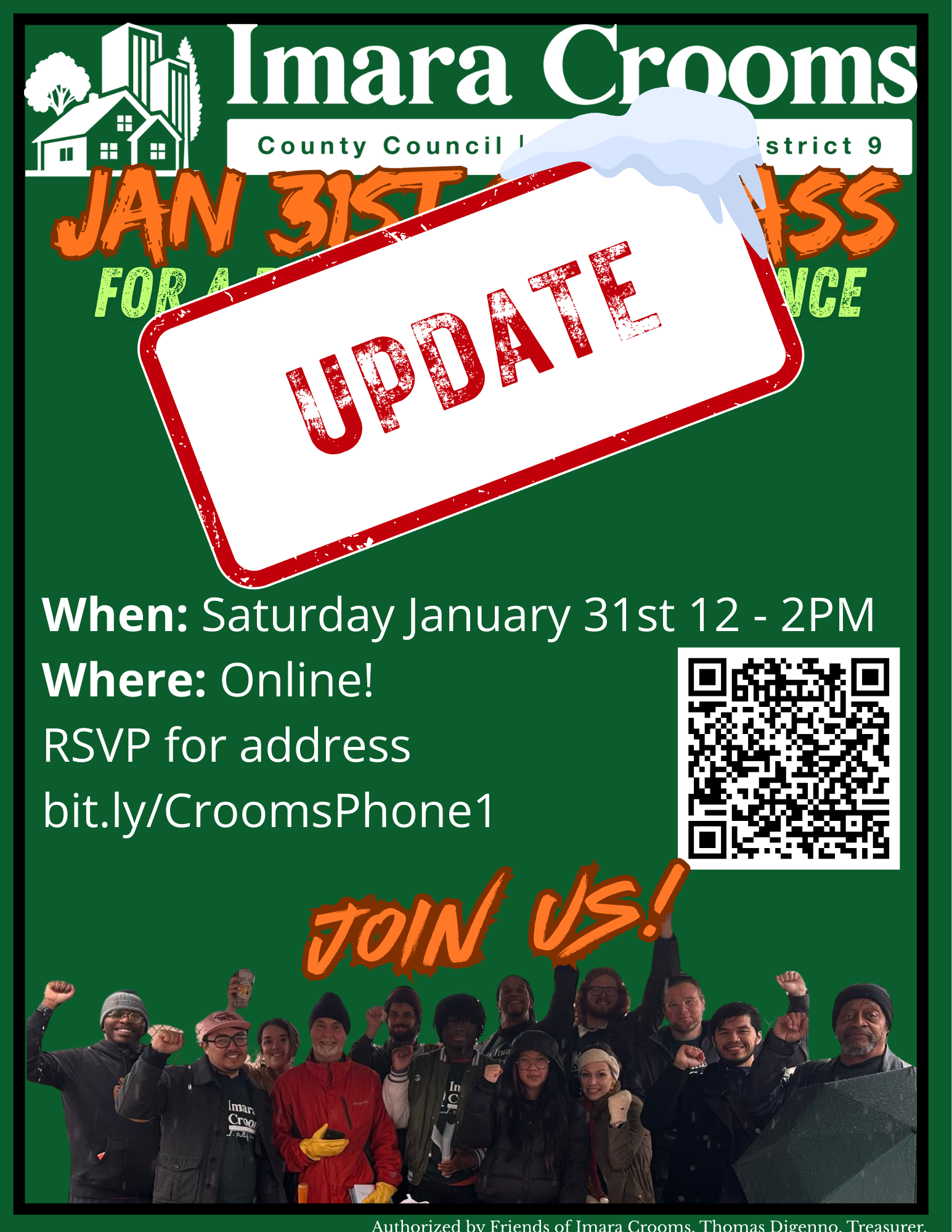 Crooms for Council Group Canvass #2