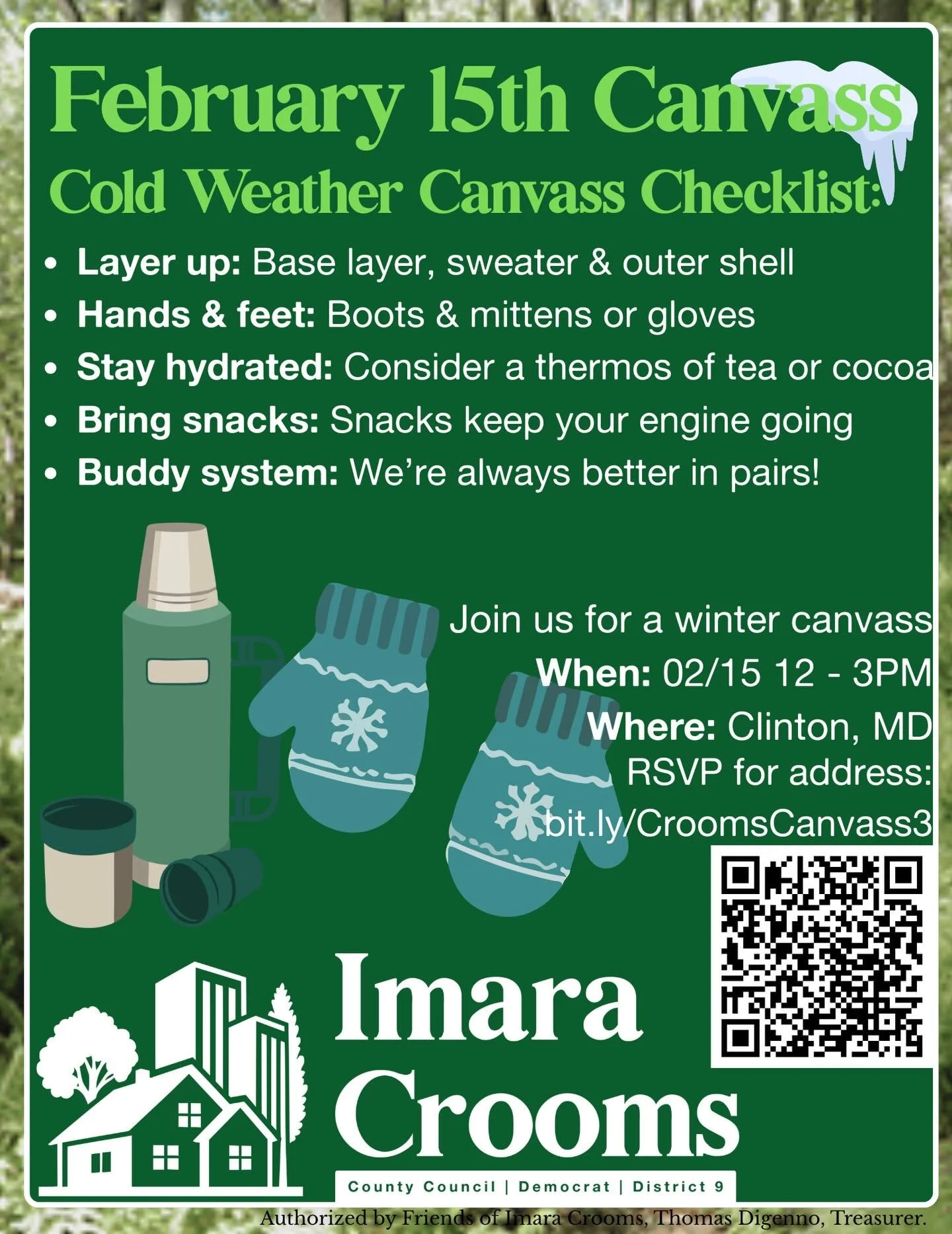 Clinton, we&rsquo;re coming back this Sunday ❤️
There is no substitute for door-to-door organizing. Join me and the team from 12 PM &ndash; 3 PM as we talk to neighbors about building a District 9 that works for everyone, not just the politically con