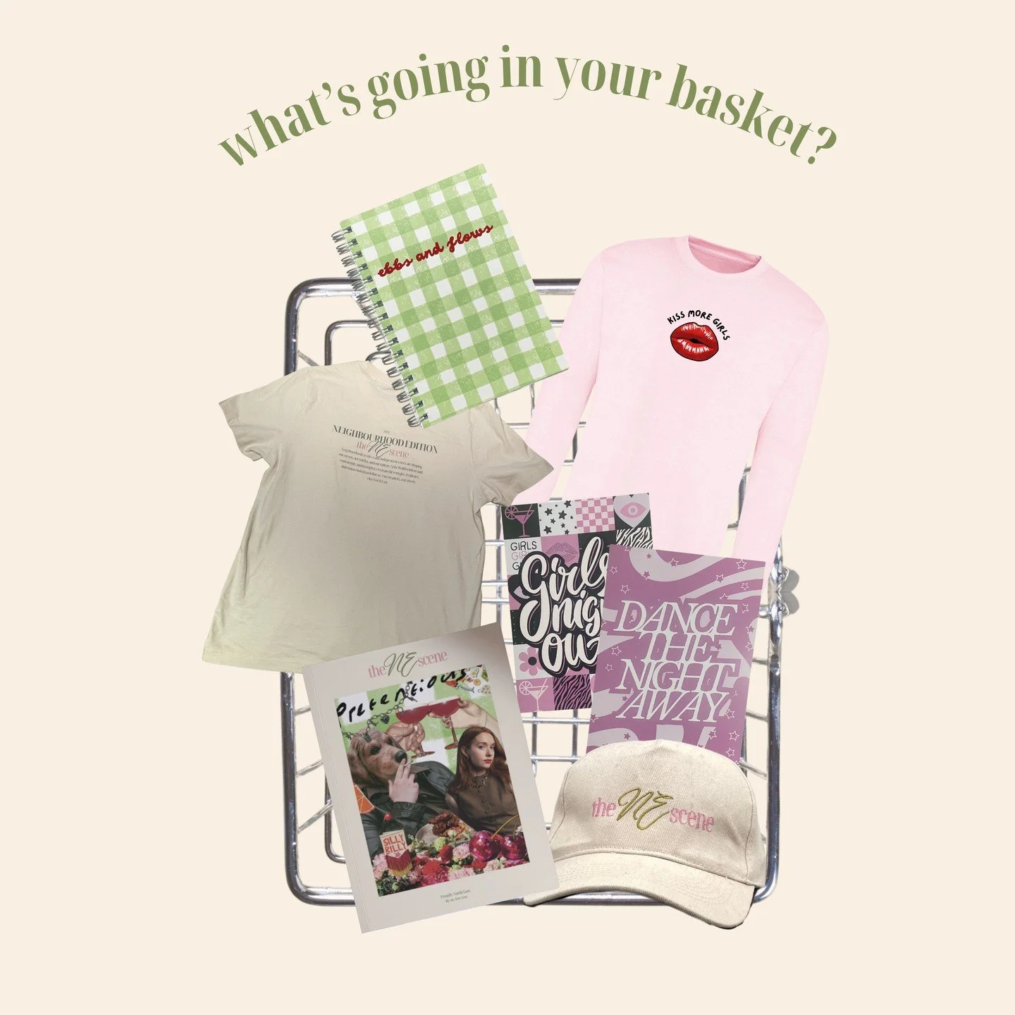 first look at the whole lot ✨🧺
we're kind of obsessed tbh 👀

Also worth shouting about: a percentage of profits from the prints will be going to support Women&rsquo;s Street Watch 🤍

Just to flag: the jumper photo is a mock-up for now due to shipp