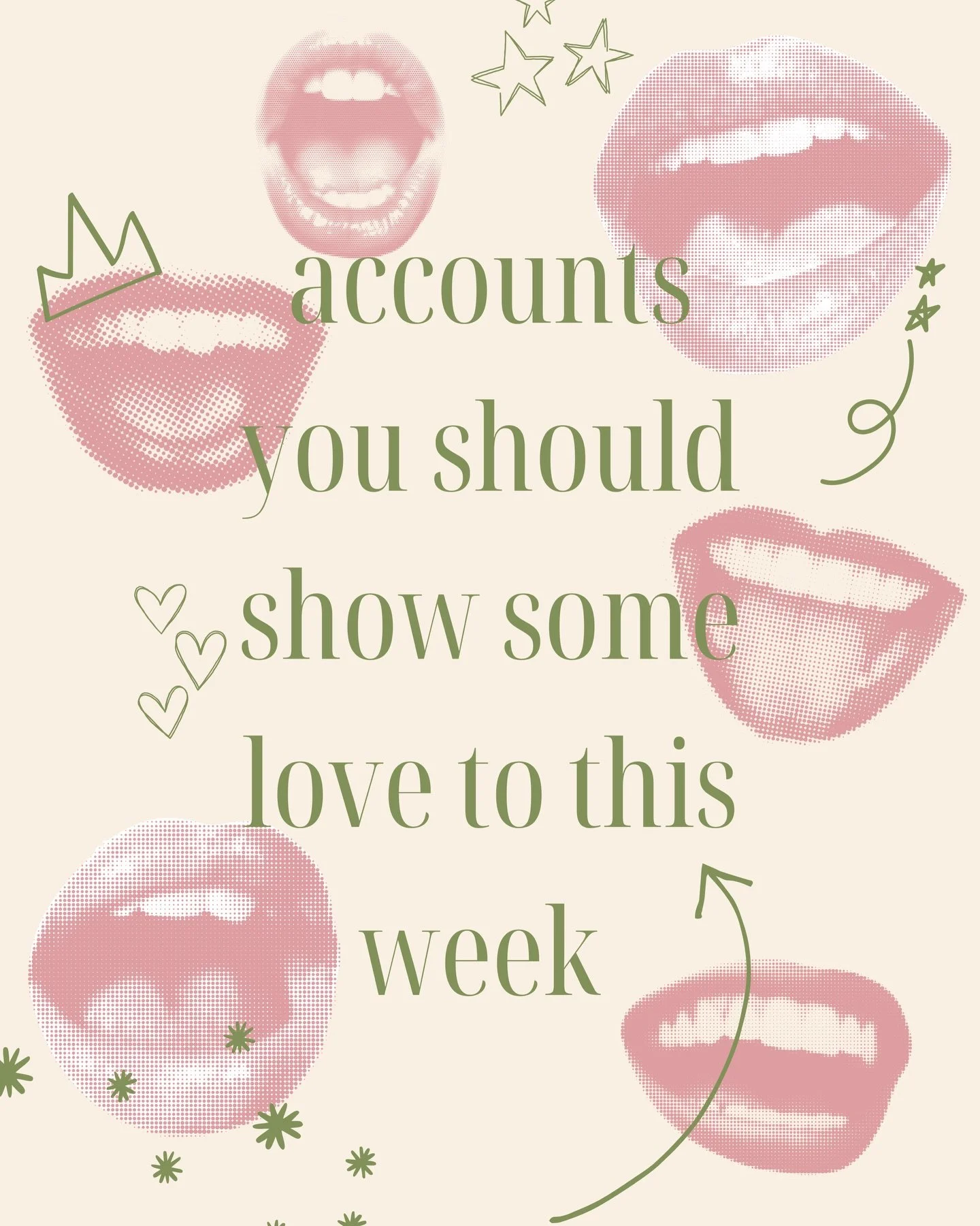 Just a couple of accounts we&rsquo;ve been loving recently! Drop your favourite local creatives in the comments 🤝 

Radge Mag - 'A publication made for radgies by radgies&rsquo; 

Bad Day Studios - Charm bar and jewellery maker - on a new account

C