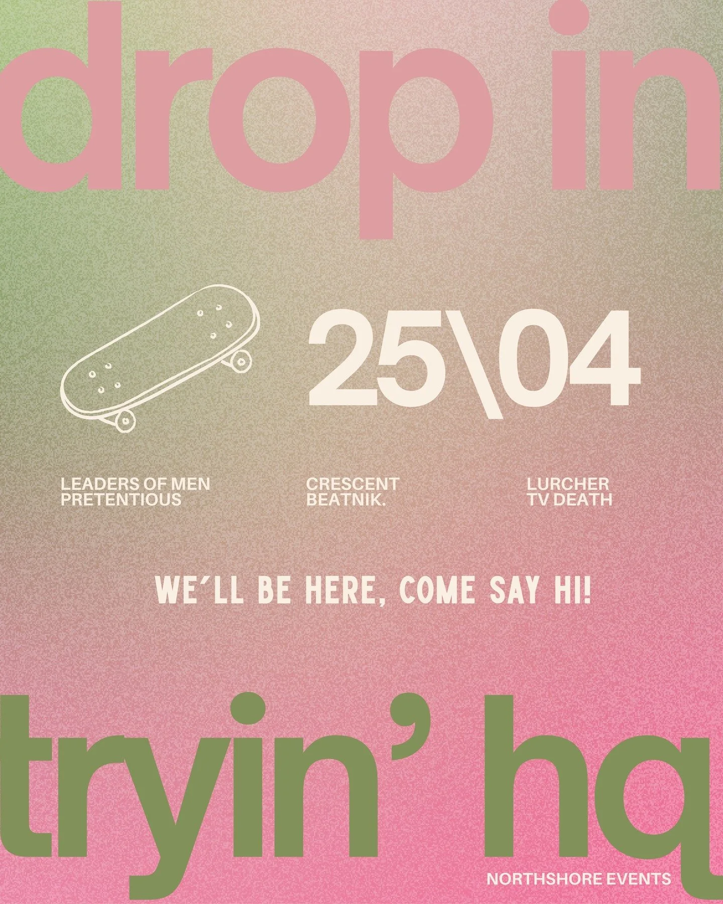 A lot is going on over here right now! Issue two is in the works, and we've got lots of events in our calendar, including The Drop In! 📆 We'll be there chatting to the bands and organisers, come along, say hi and pick up one of the last copies of Th