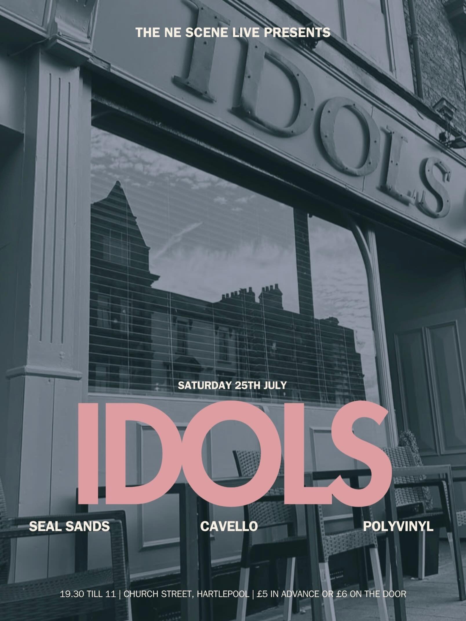Now we&rsquo;ve sorted your plans for the 10th of July, how about the 25th? 😉

@seal_sands @cavelloband @polyvinylband all together in one night @idolshartlepool 🤩

Ticket link in our bio! 🔗

#thenescene #northeast #hartlepool #localmusic #indiemu