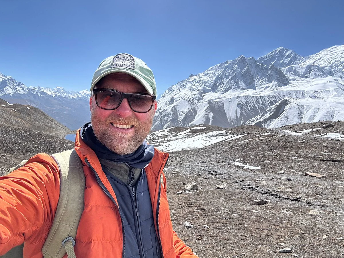 Gerry photographed in Nepal