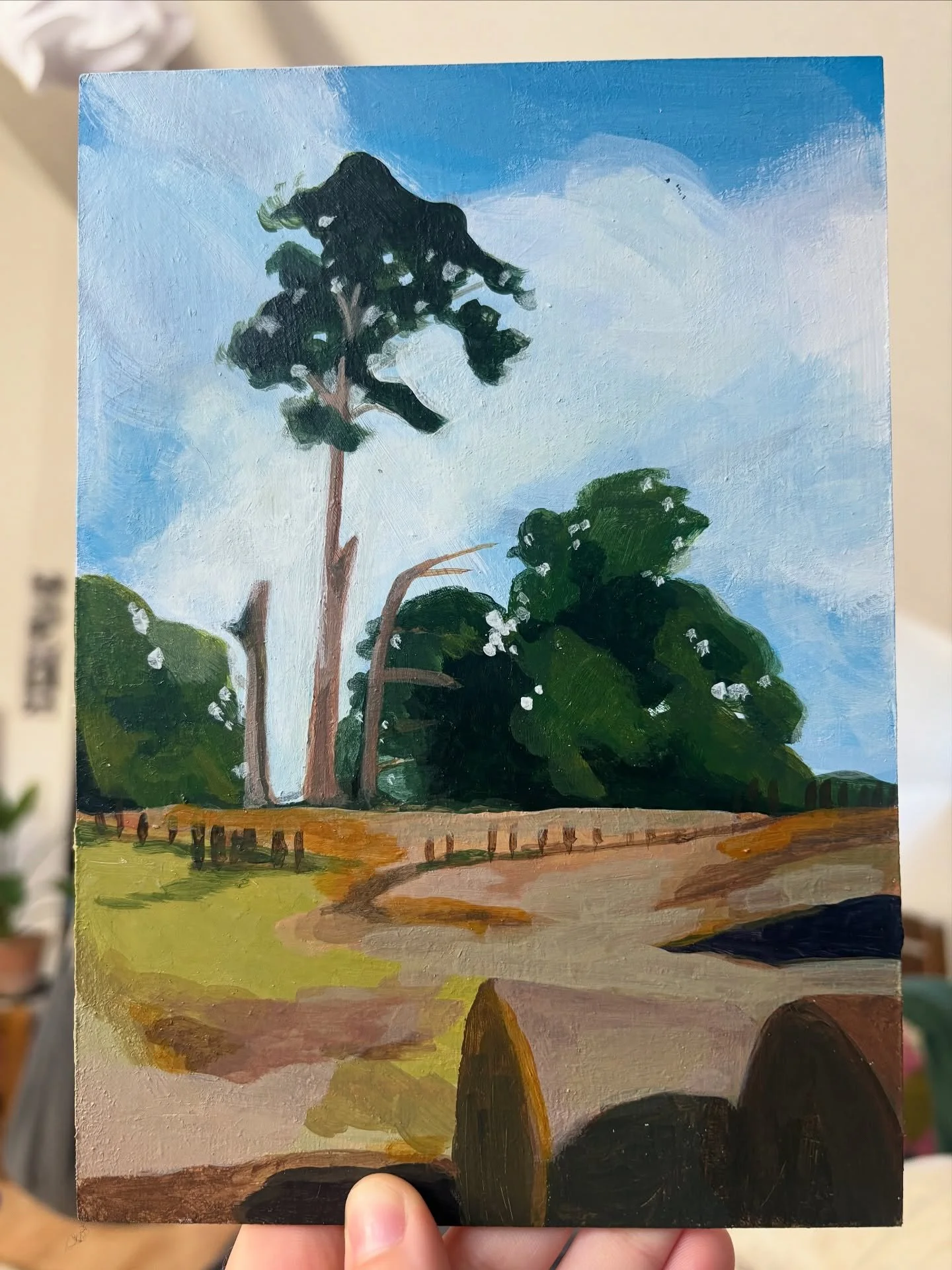 I did another @landscapeartclub reference from @walkingnewzealand painting. Love a good challenge for practice! Thanks for the motivation! 🌱🌲🌾

#landscapepainting #landscapepaintings #landscapepaintingchallenge #landscapeartclub