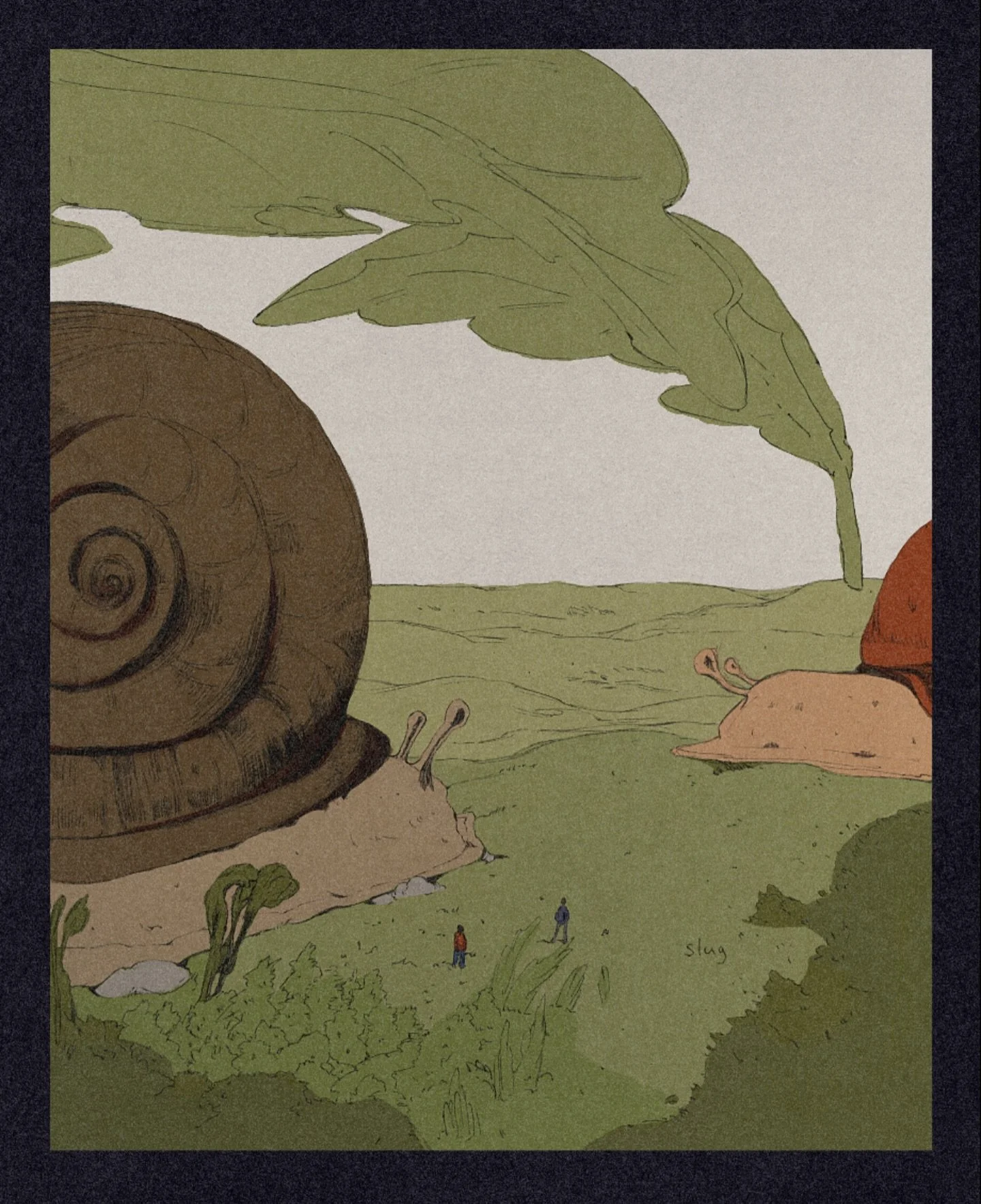 I know these aren&rsquo;t slugs&hellip;but I guess I plead creative liberties on this one. 🐌
Day 3 Slug 
#peachtober #peachtober25 #peachtober25slug #peachtoberslug #peachtoberday3