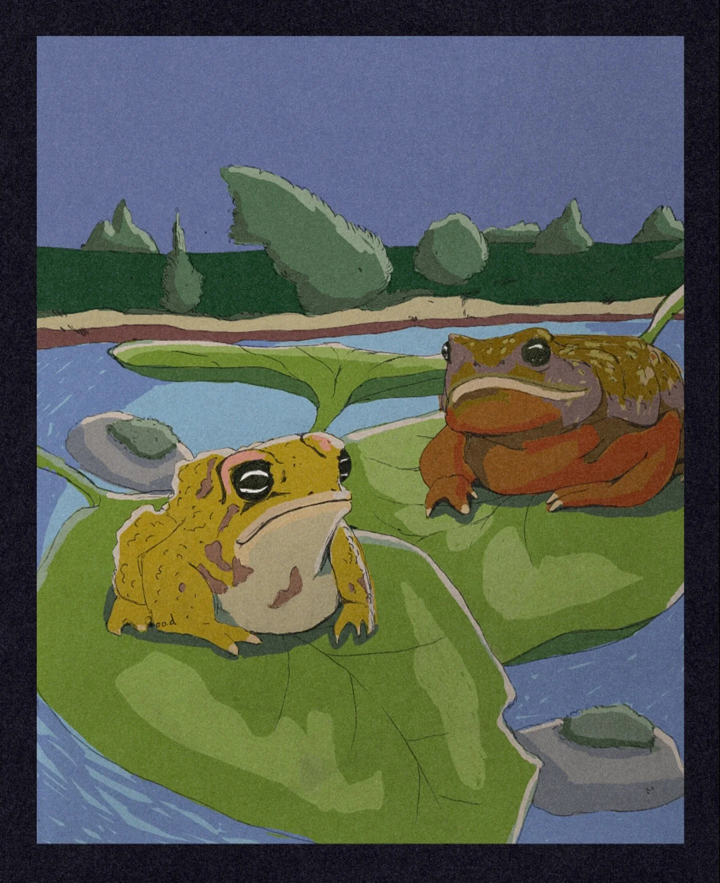 Toads 🐸 @peachtober

#peachtober #peachtober25 #peachtober25toad