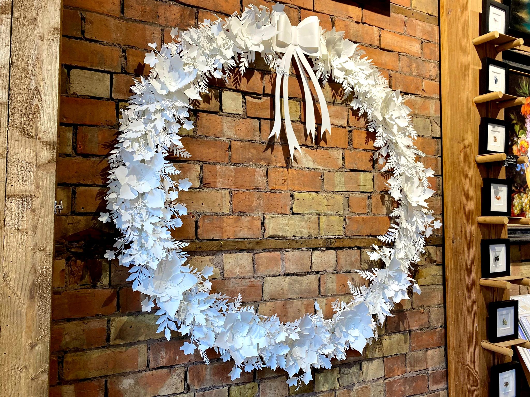 Giant Paper Wreath
