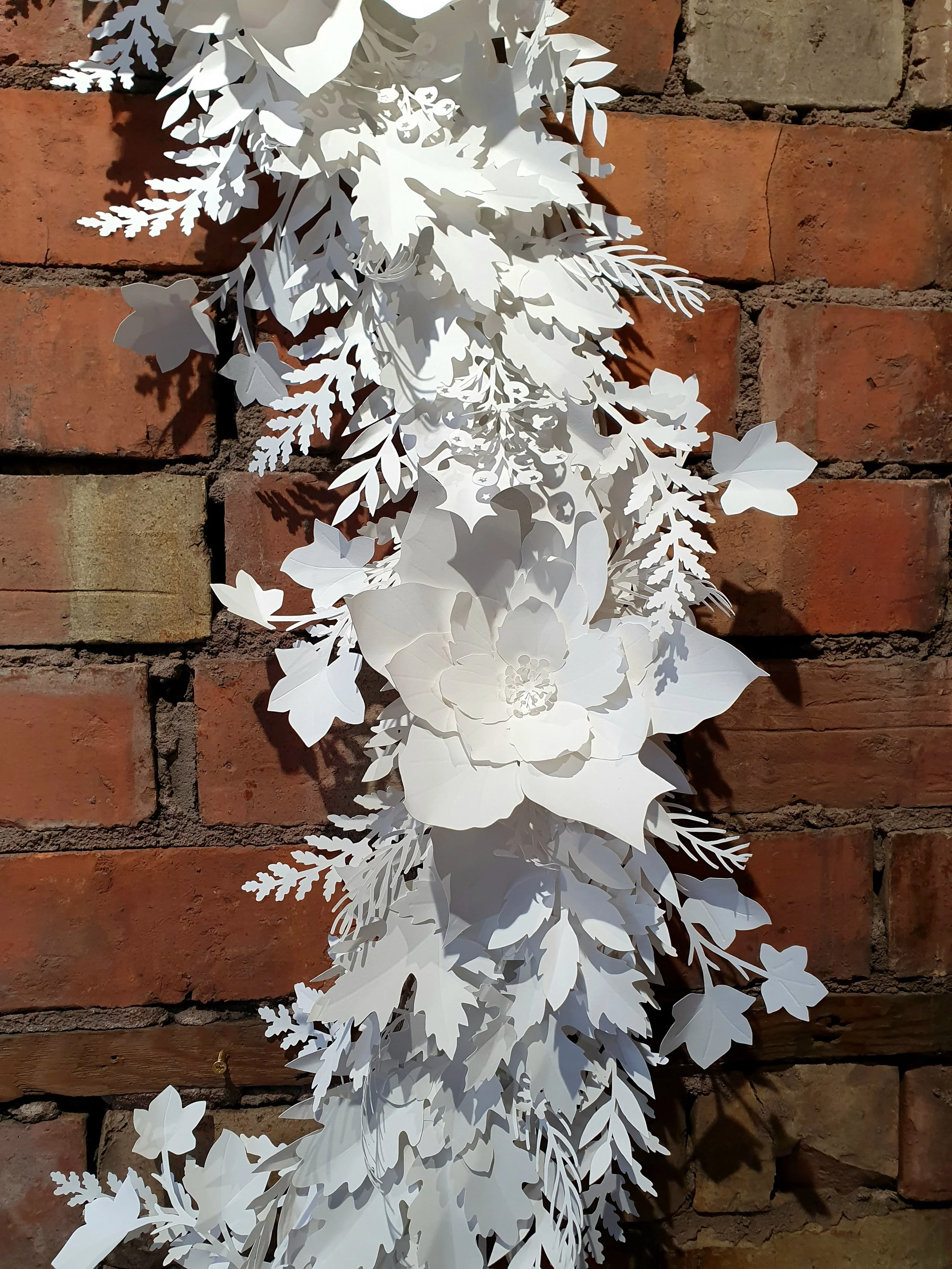 Giant paper wreath
