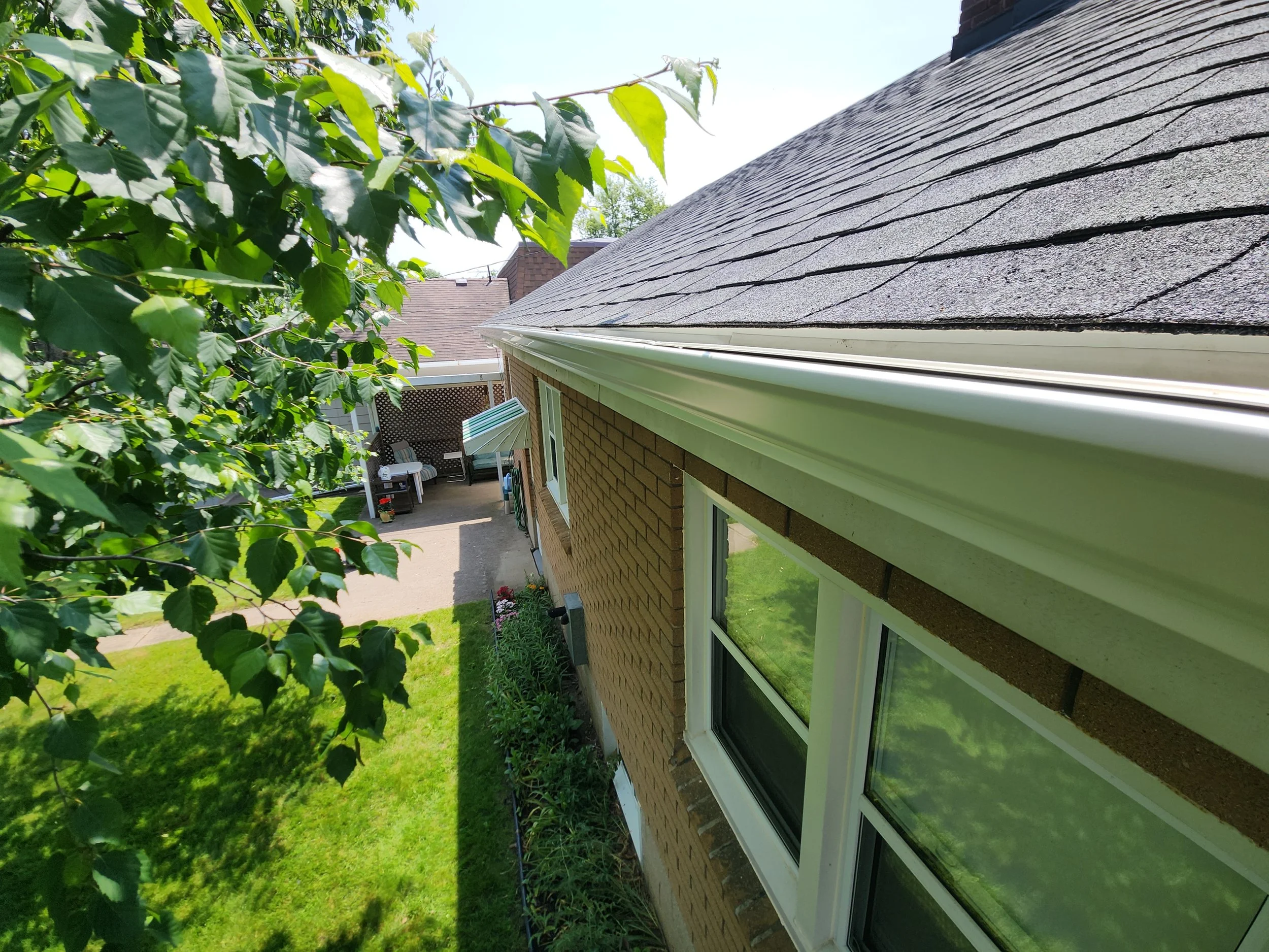 5" gutter installed in Leamington