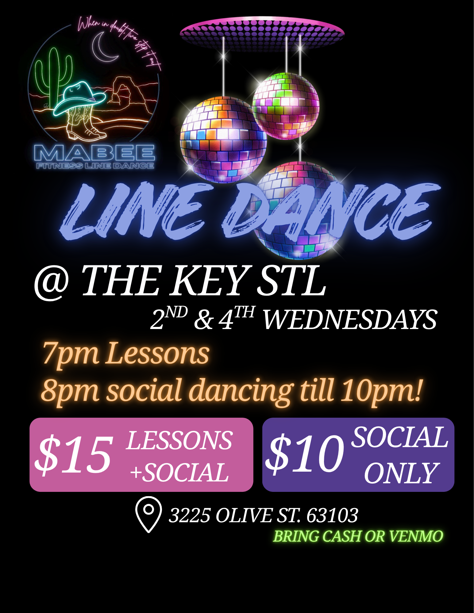 Country Line Dance + Social w/ Mabee Fitness