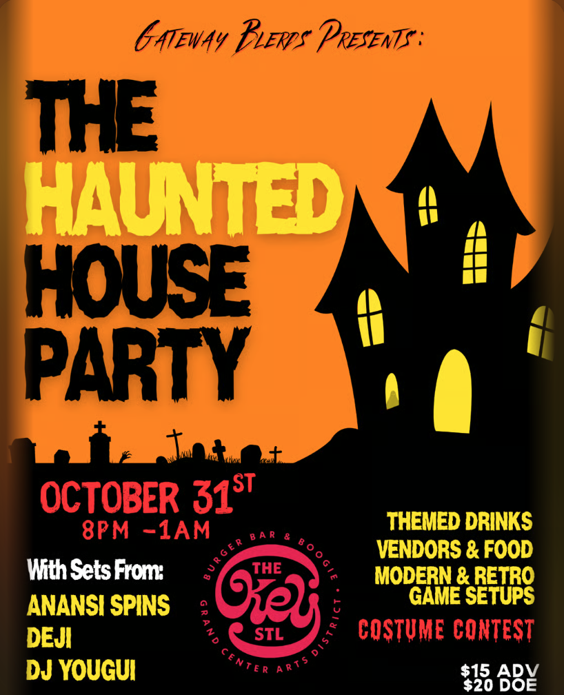 Gateway Blerds Presents: The Haunted House Party