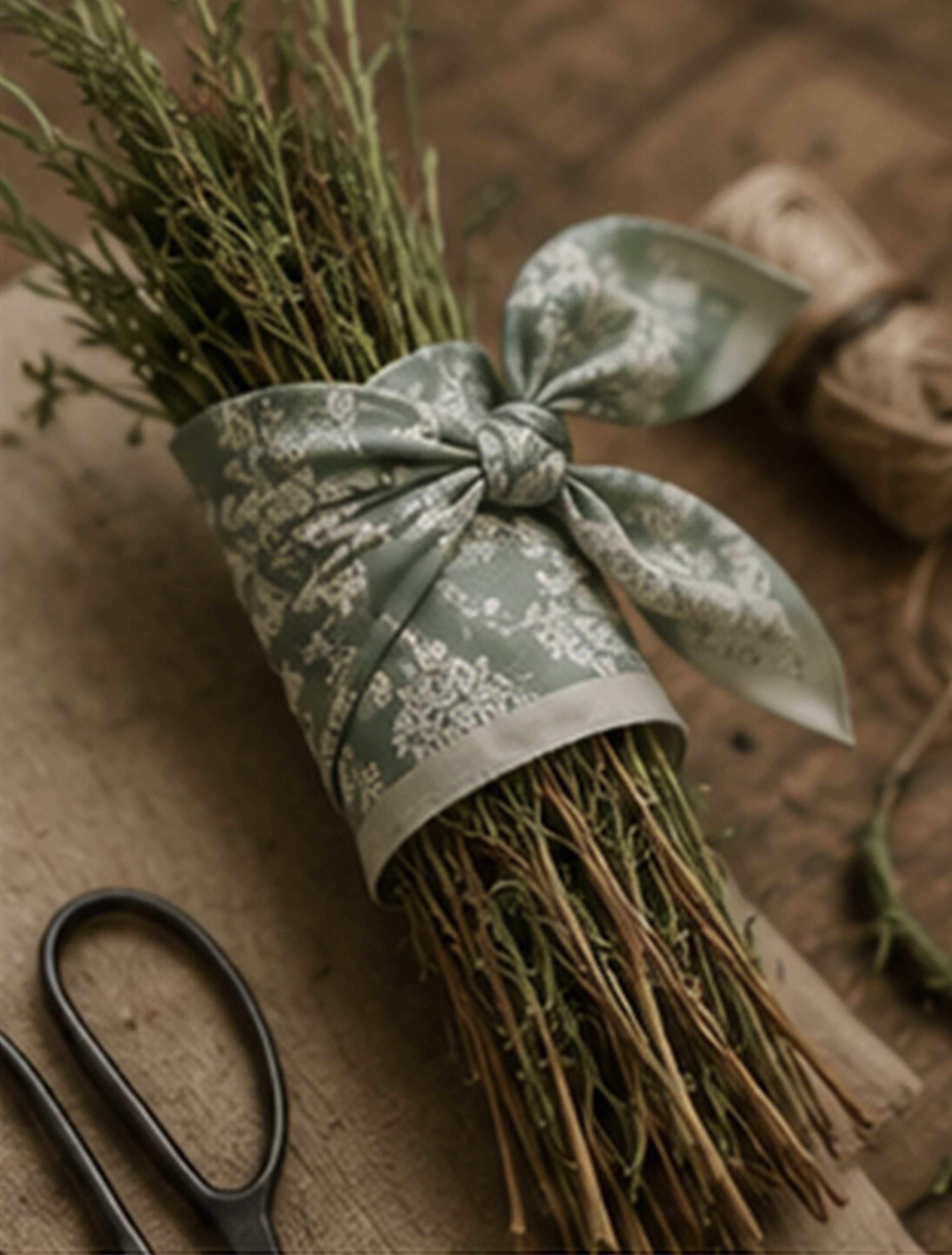 meadow veil sage silk white floral scarf herb wrap.jpg