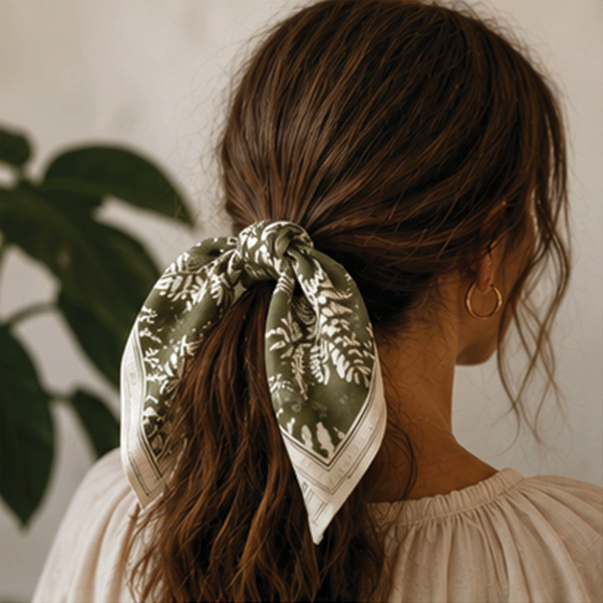 Fern Understory Scarf Hair Tie Accessory.png
