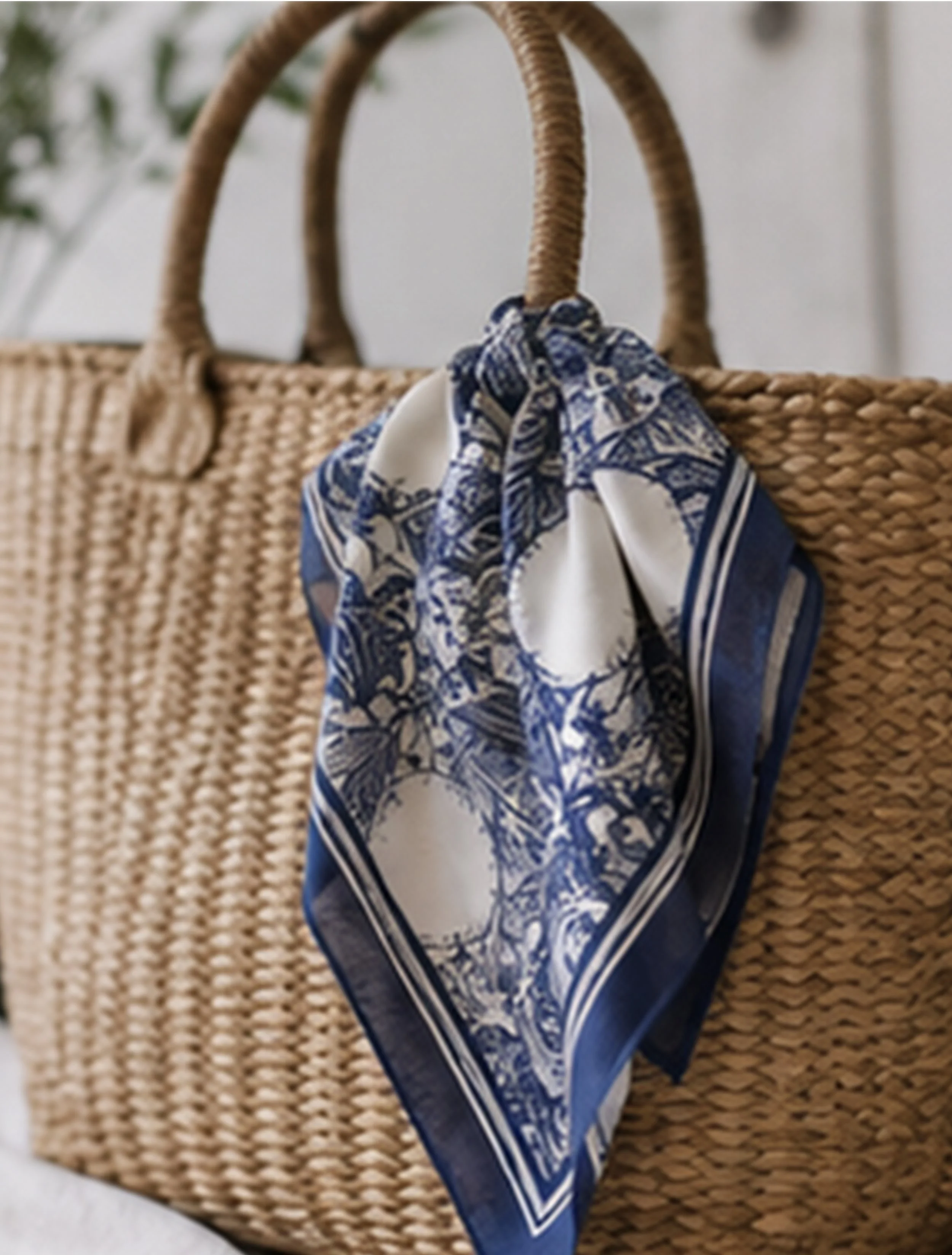 mediterranean lemin citrus coast silk scarf tote bag accessory.jpg