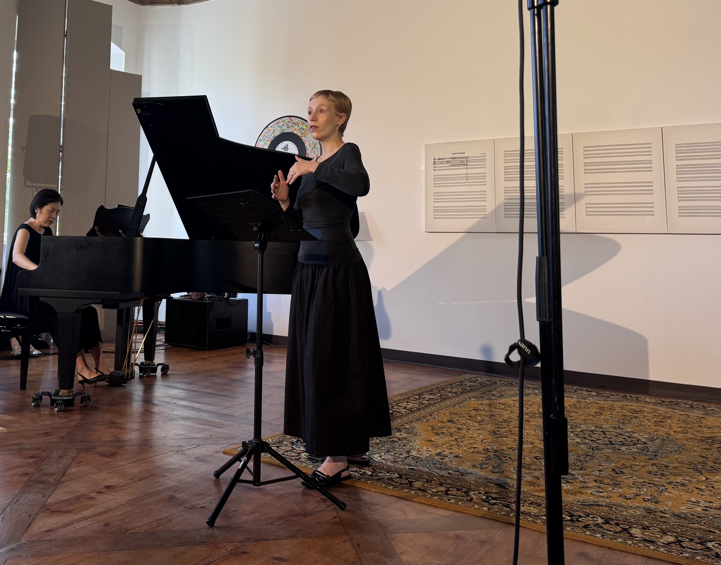Closing concert, John Cage Workshop for Contemporary Vocal Music. 