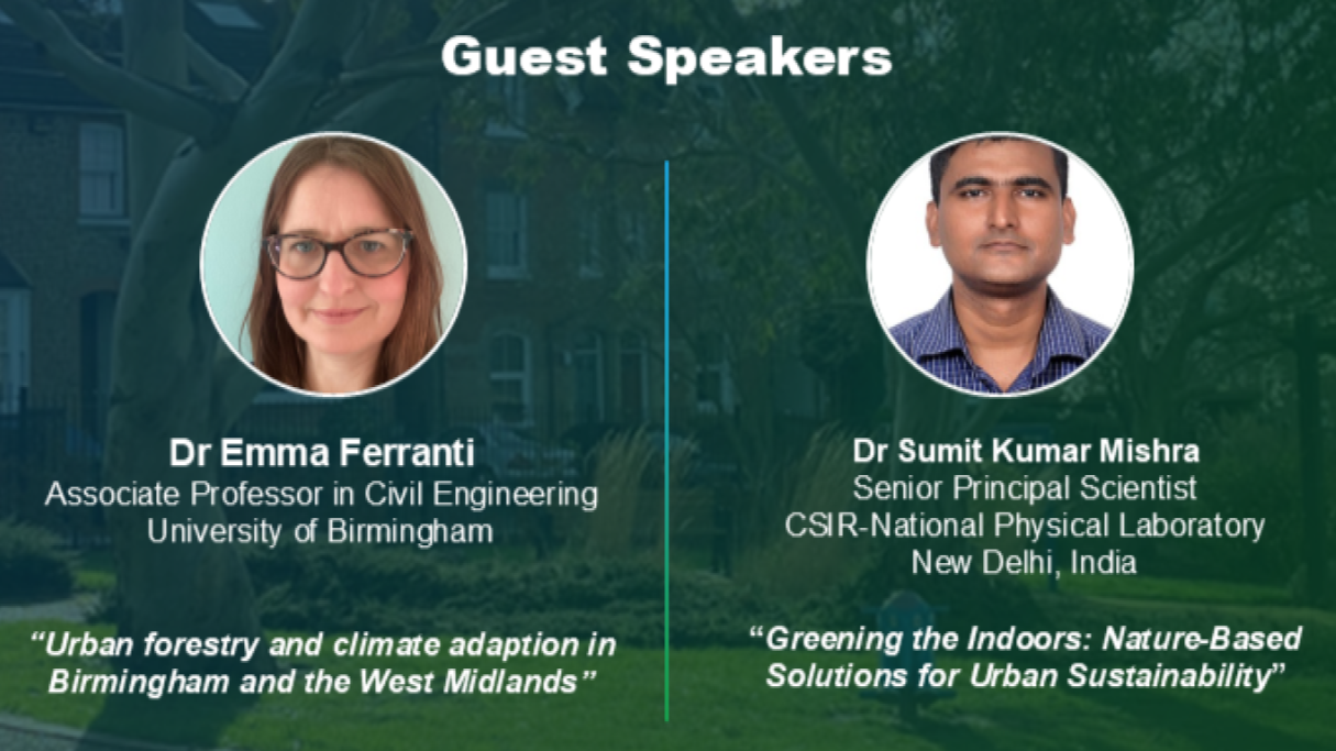 Webinar #44 - Urban forestry and climate adaption &amp; the Indoor Green Environment&nbsp;