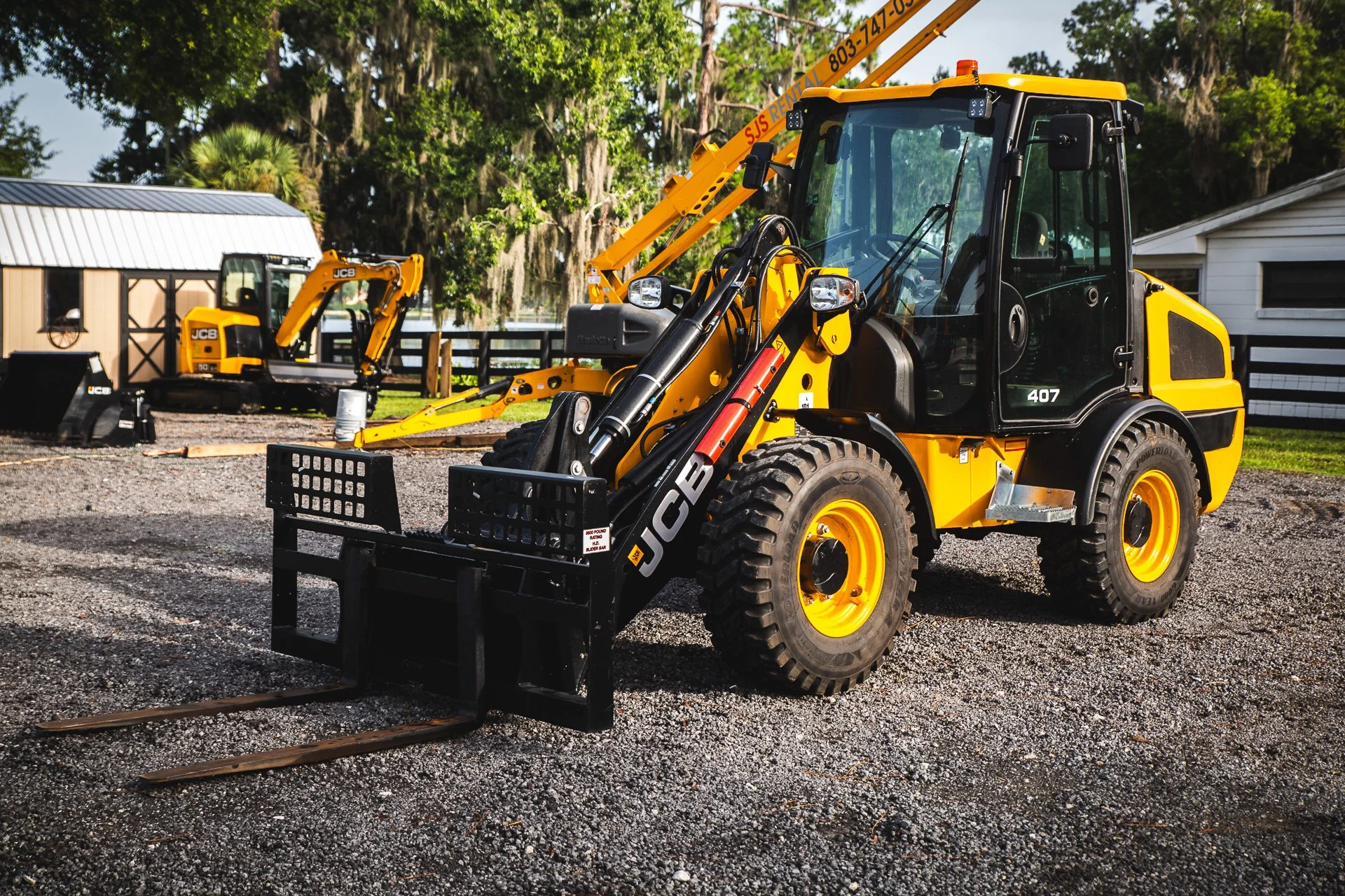JCB 407 Articulating Front Loader