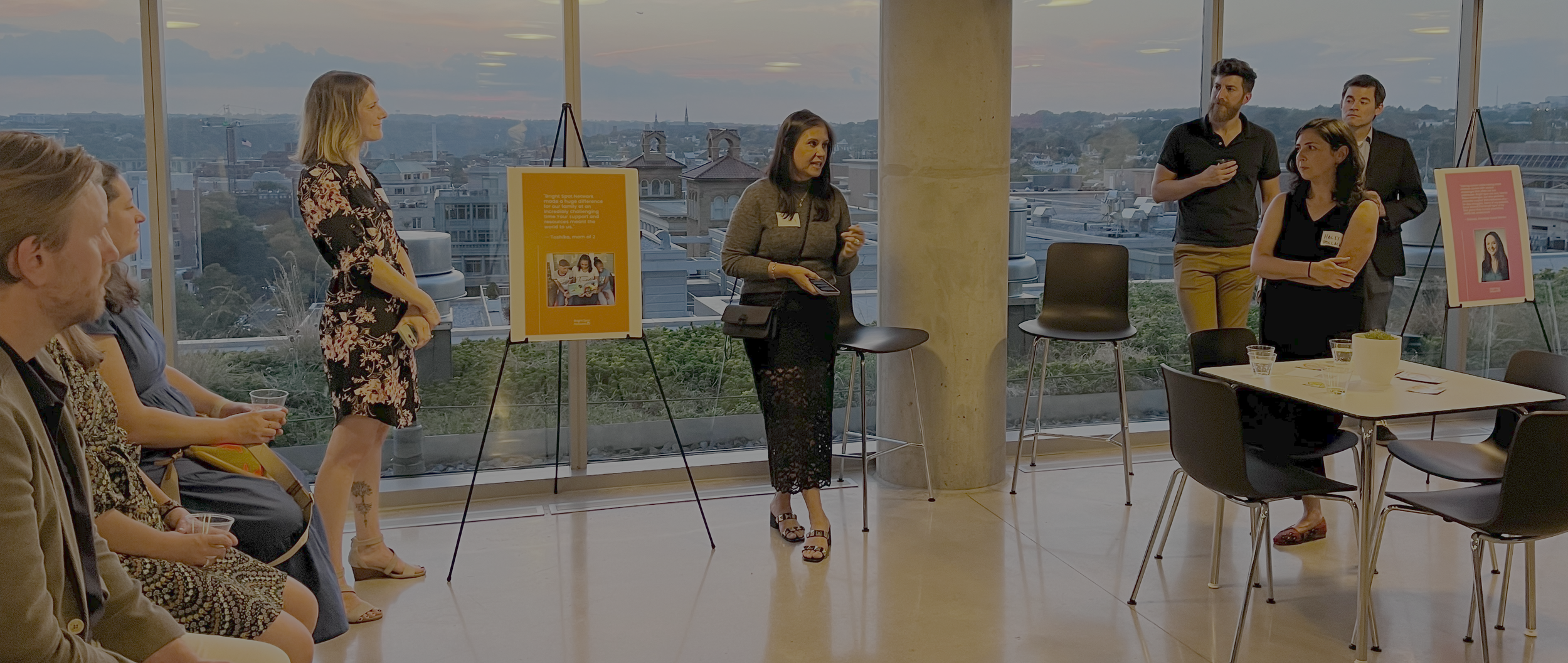 Tracy Steffek, Founder of Remedy & Root, speaking before a group of people in Washington, D.C.
