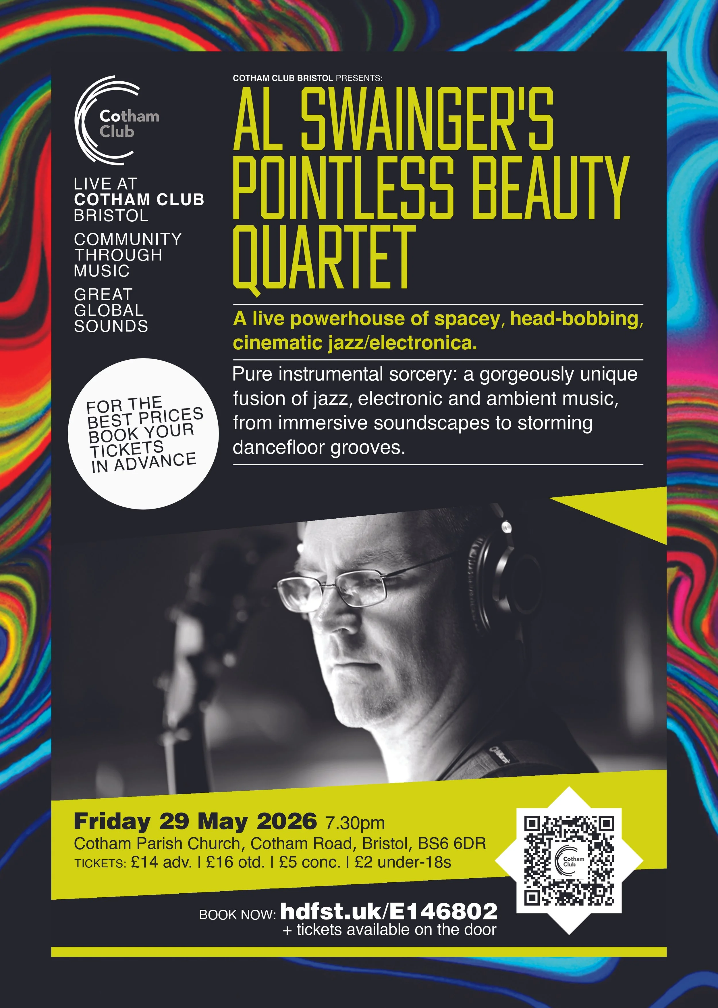 Cotham Club Presents: Al Swainger’s Pointless Beauty Quartet