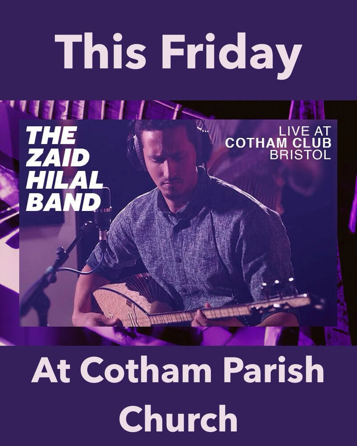 Every month, we&rsquo;re lucky enough to host @cotham.club : a brilliant, eclectic monthly live global music club with a passion for community at its core.

This Friday, Cotham Club welcomes @zaidhilalofficial from Beit Sahour,&nbsp;east of Bethlehem