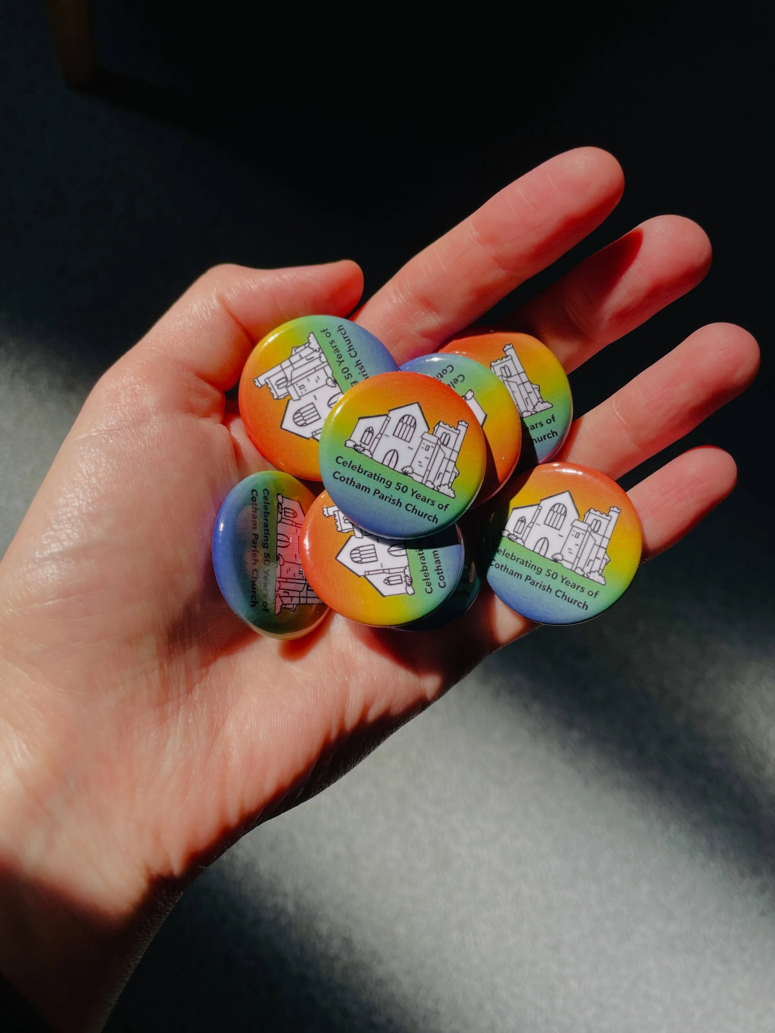 Who got lucky and nabbed one of our 50th birthday badges last week?