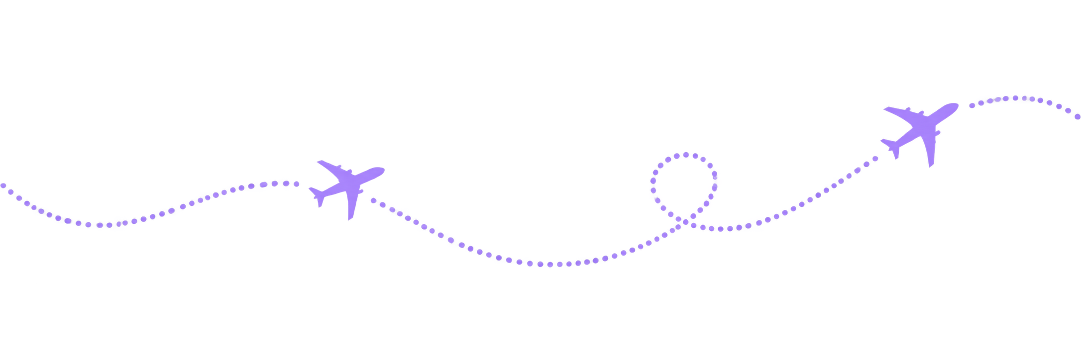 Lavender airplane flight path