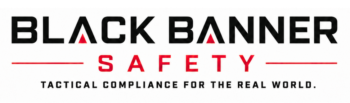 Black Banner Safety Wordmark