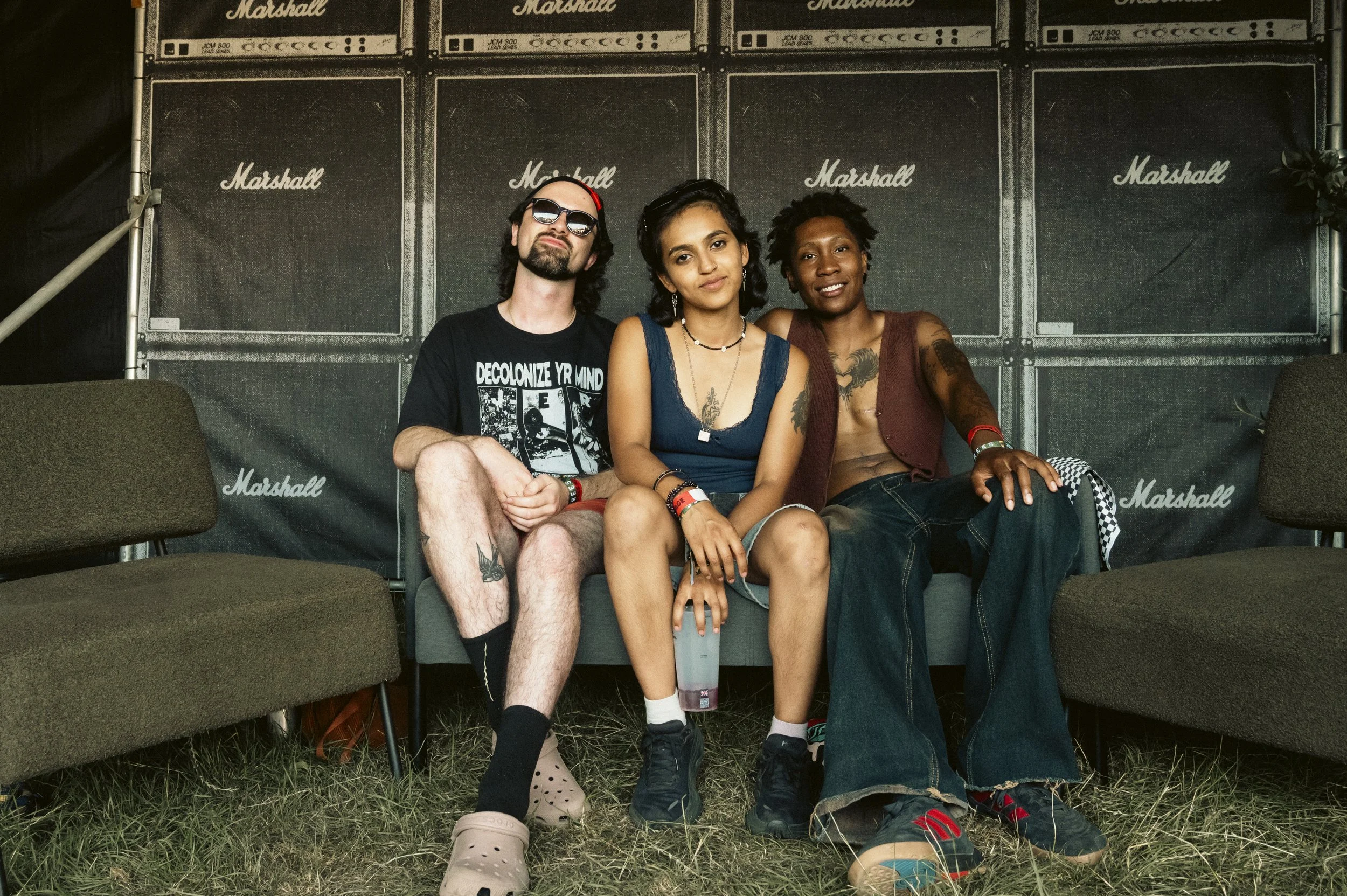 Backstage at 2000trees: Pinkshift