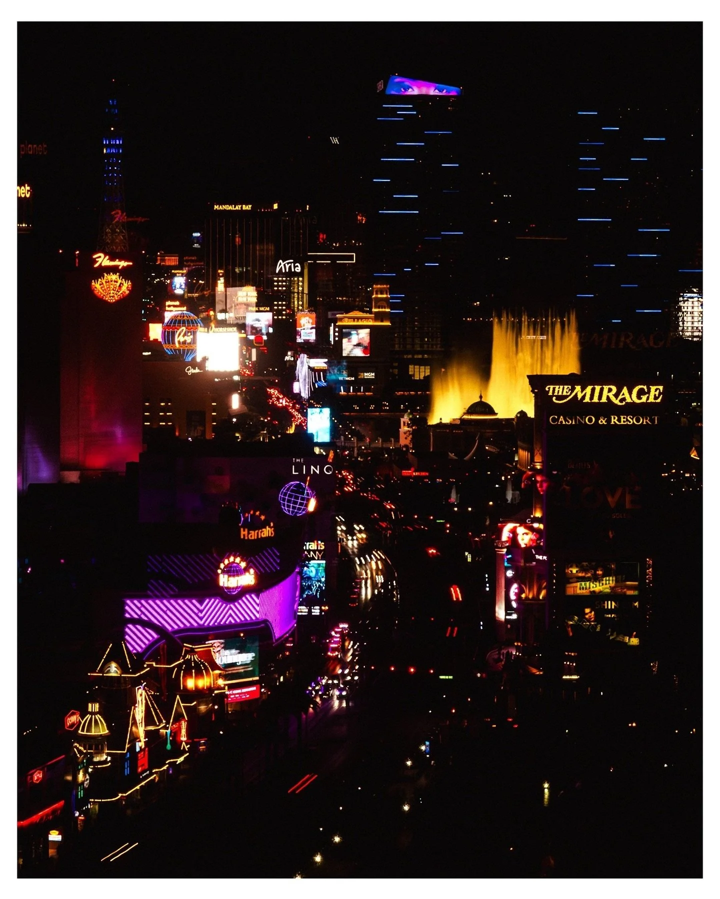 Eyes wide open 

Photograph of the Las Vegas Strip, May 2024.