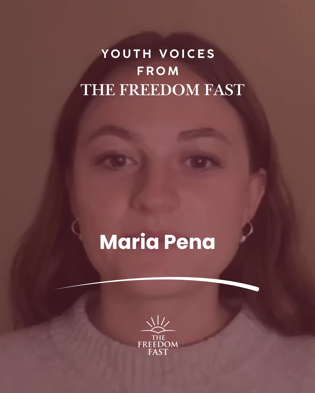 Youth Voices from The Freedom Fast: Marie Pena