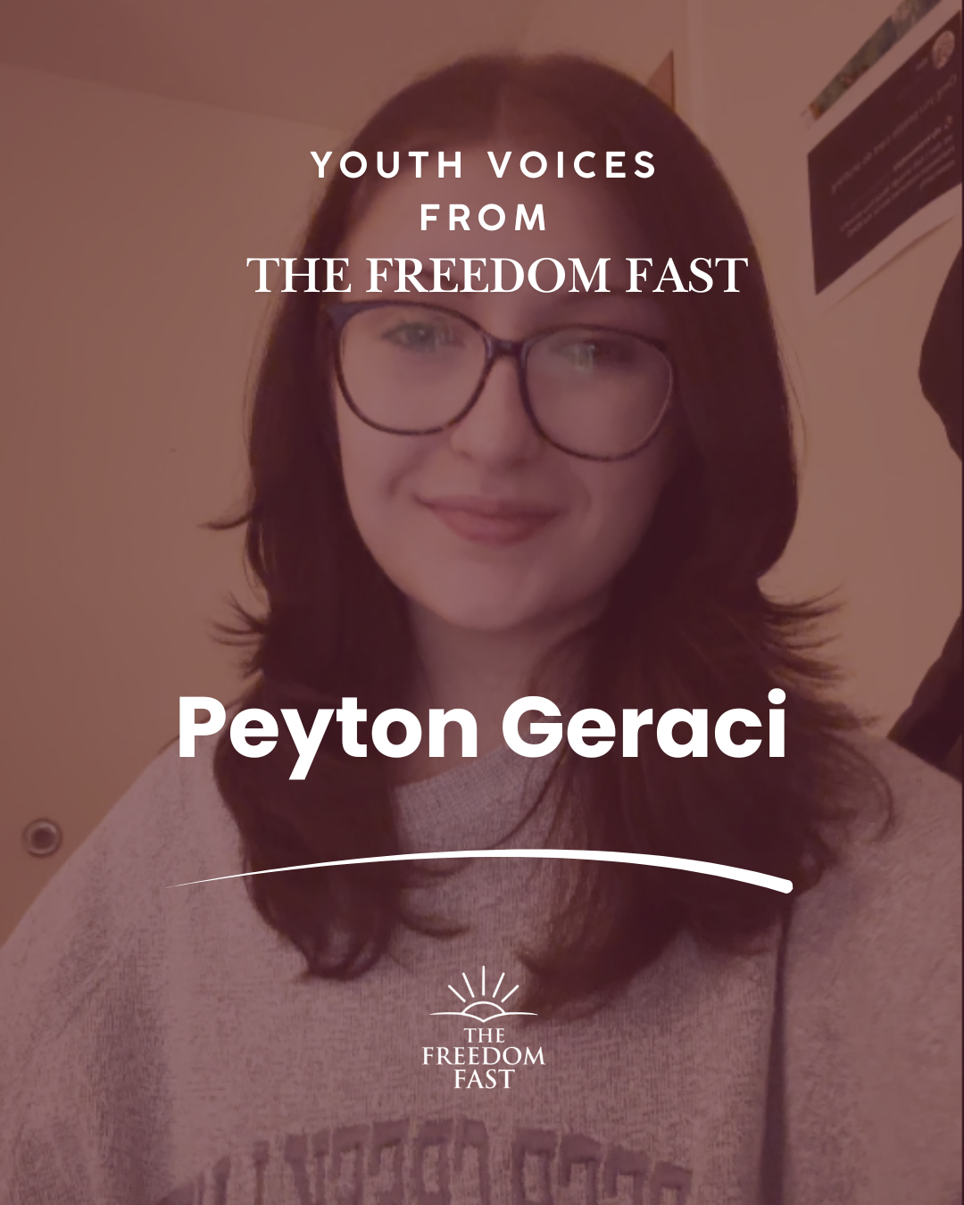 Youth Voices from The Freedom Fast: Payton Geraci