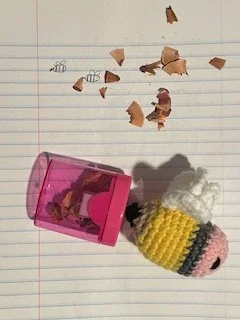 Study Bee Pencil Plush