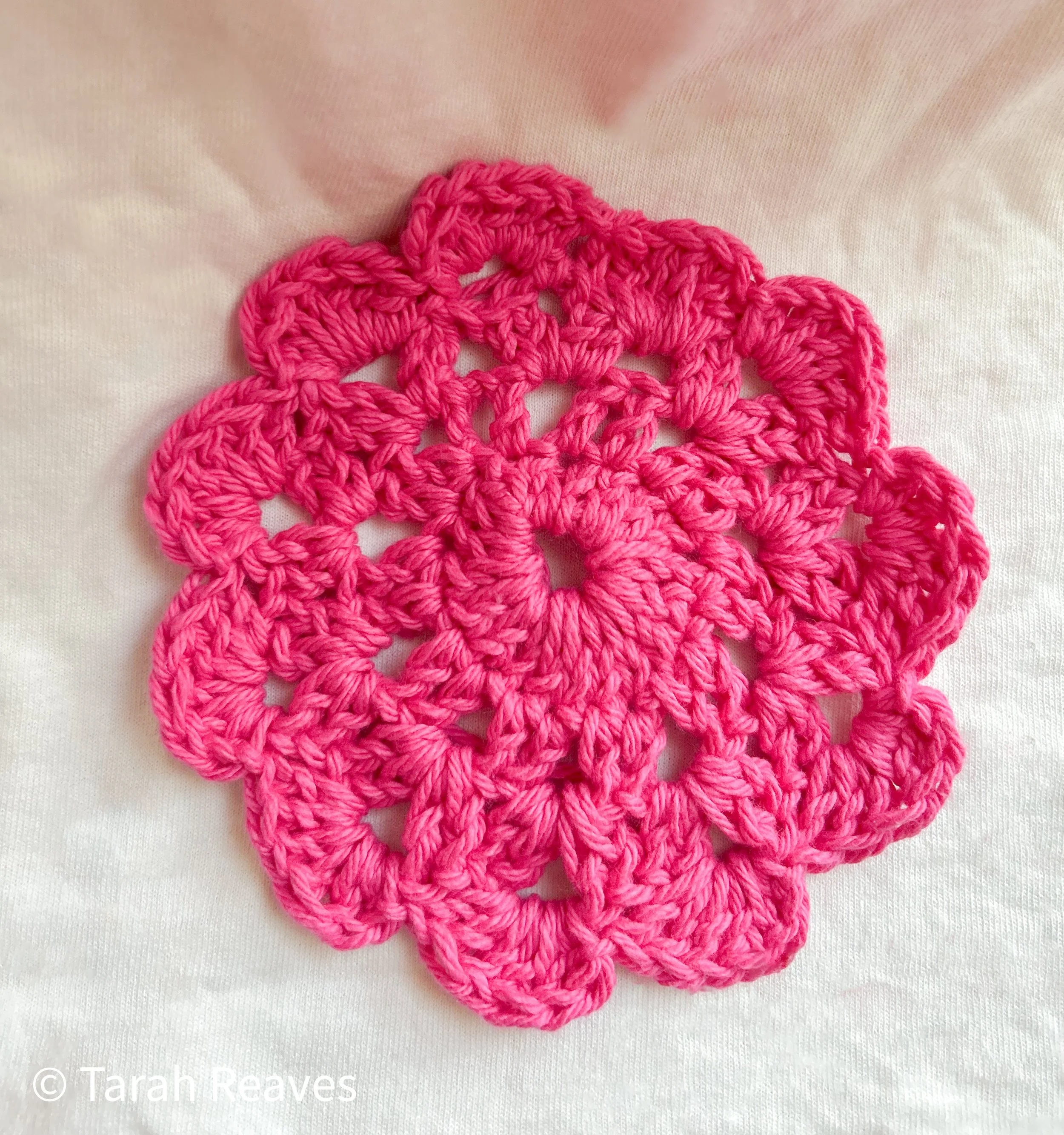 Intricate Flower Coaster — STUDENT-MADE UNC PEMBROKE