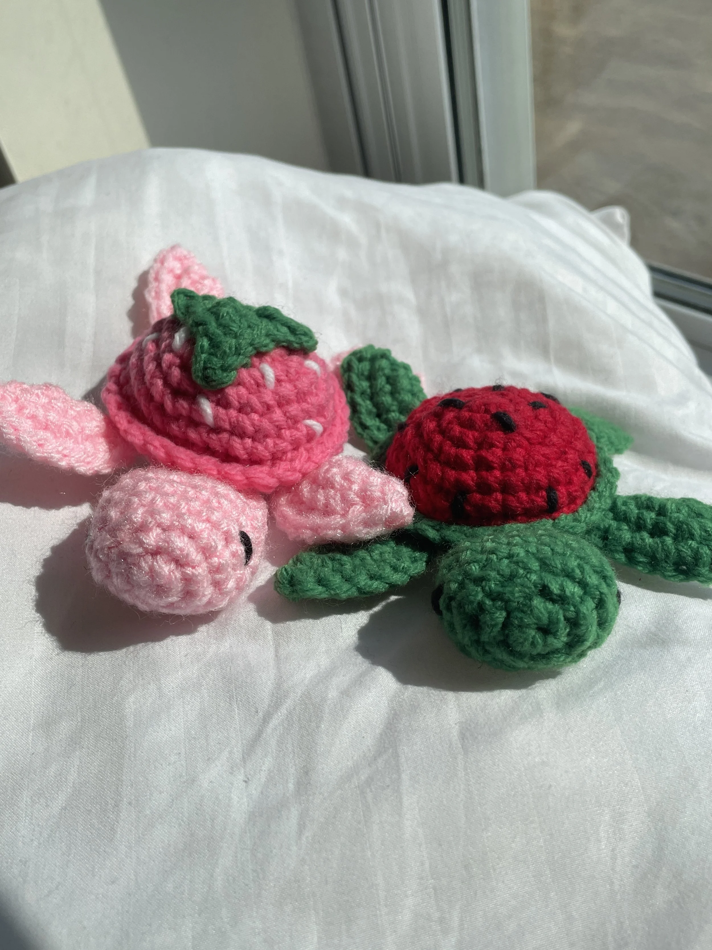 Crochet Fruit Themed Turtle