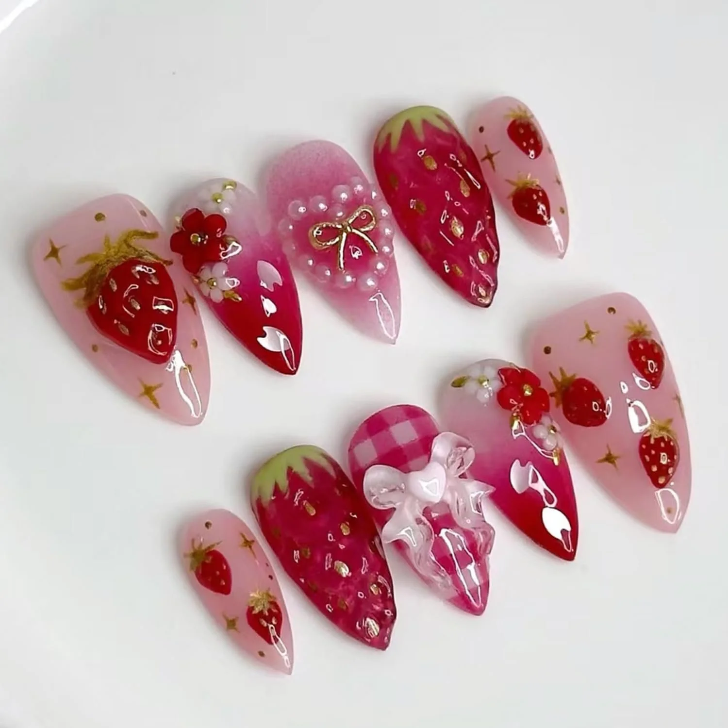 Kawaii Y2K Press-On Nails