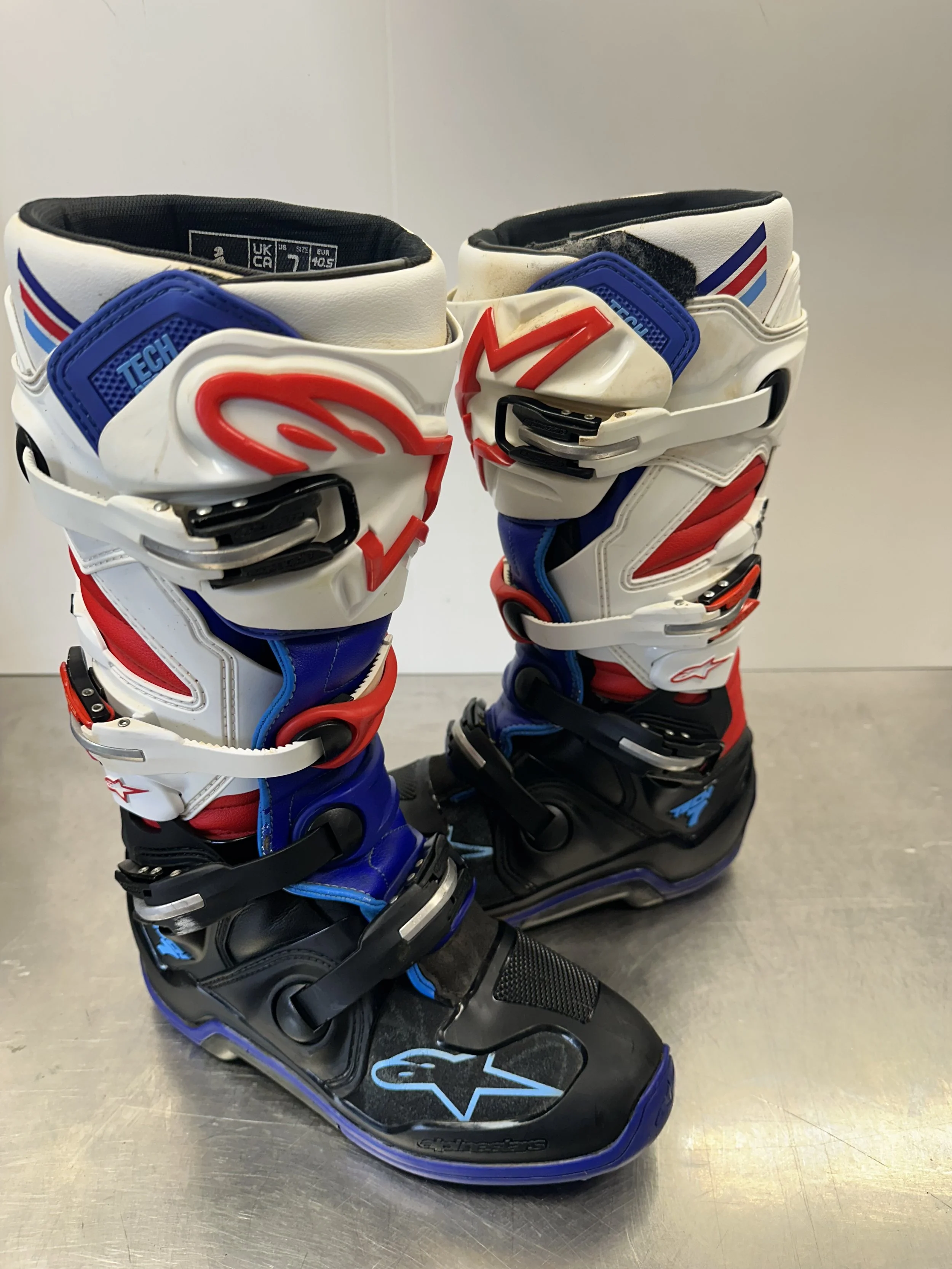 Alpinestars Tech 7 UK6 Blue Red White