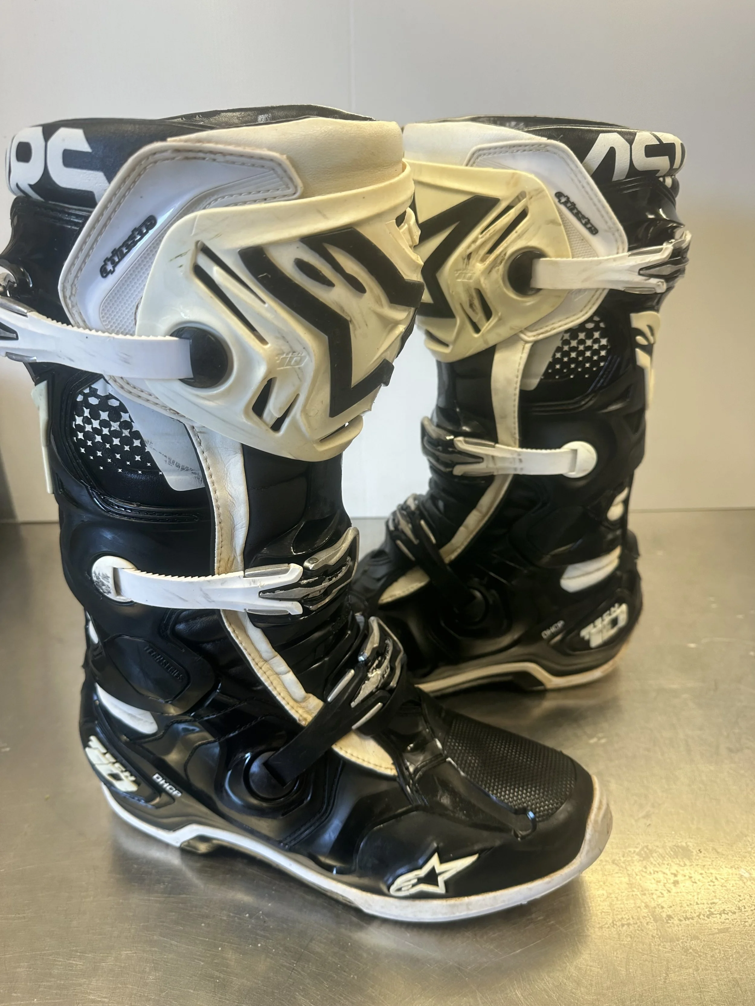 Alpinestars Tech 10 White Black UK9