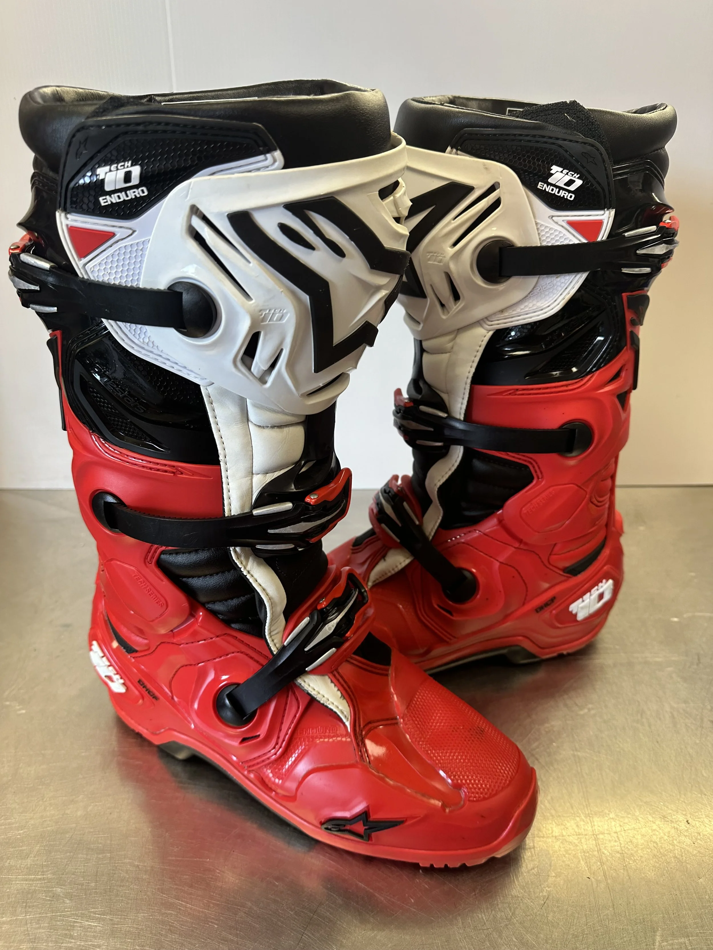 Alpinestars Tech 10 Enduro Red White UK9