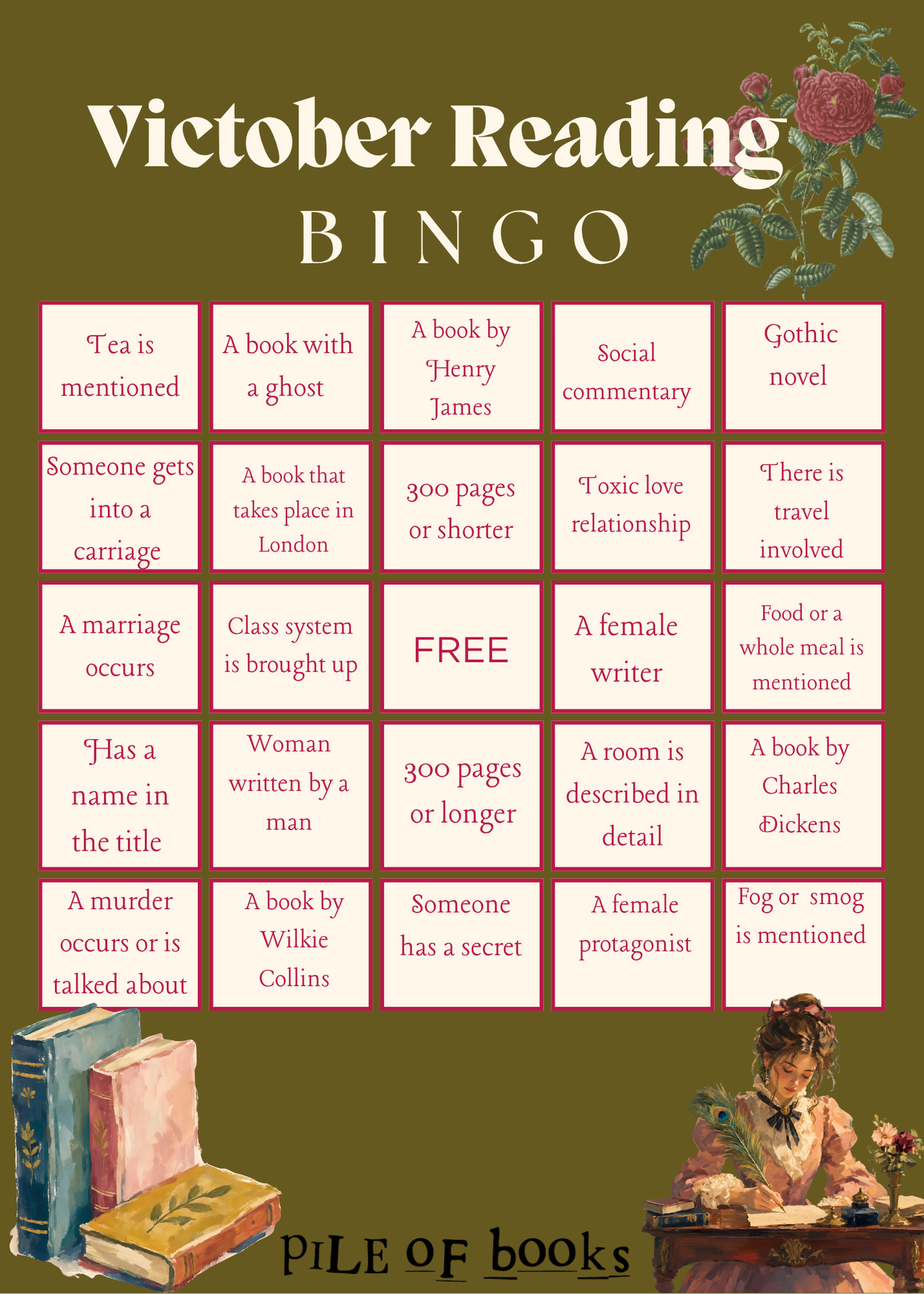 Victober Bingo! 