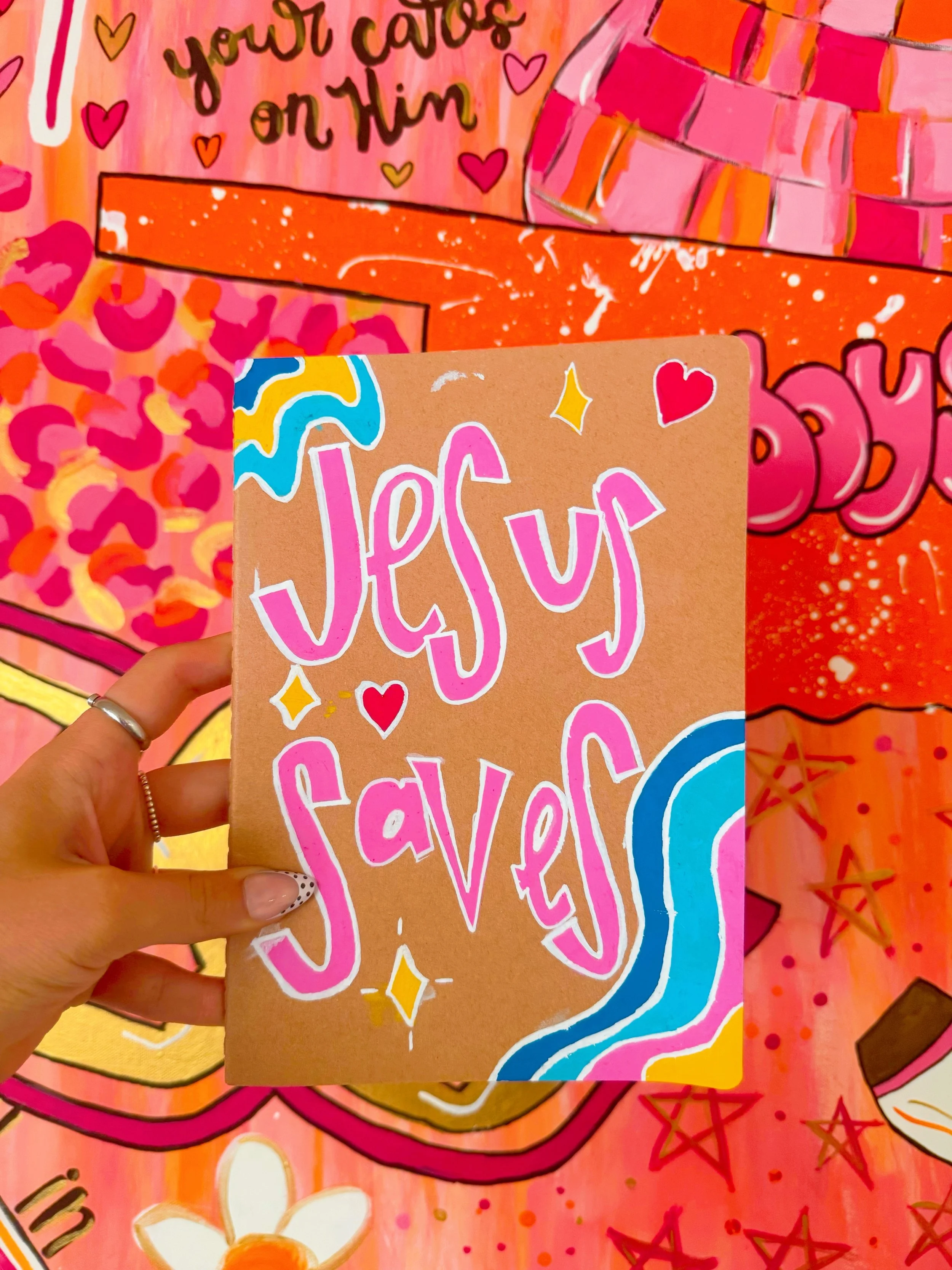 HAND PAINTED CHRISTIAN PAPERPACK JOURNALS