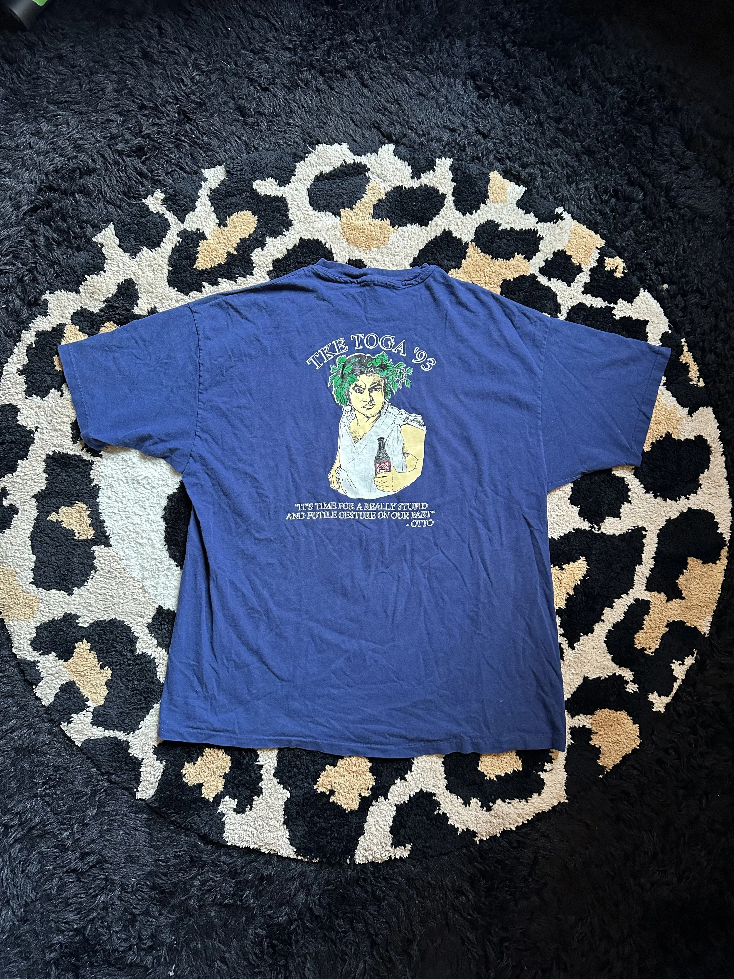 1993 Tau Kappa Epsilon Otto Quote Fraternity Tee (1).jpeg