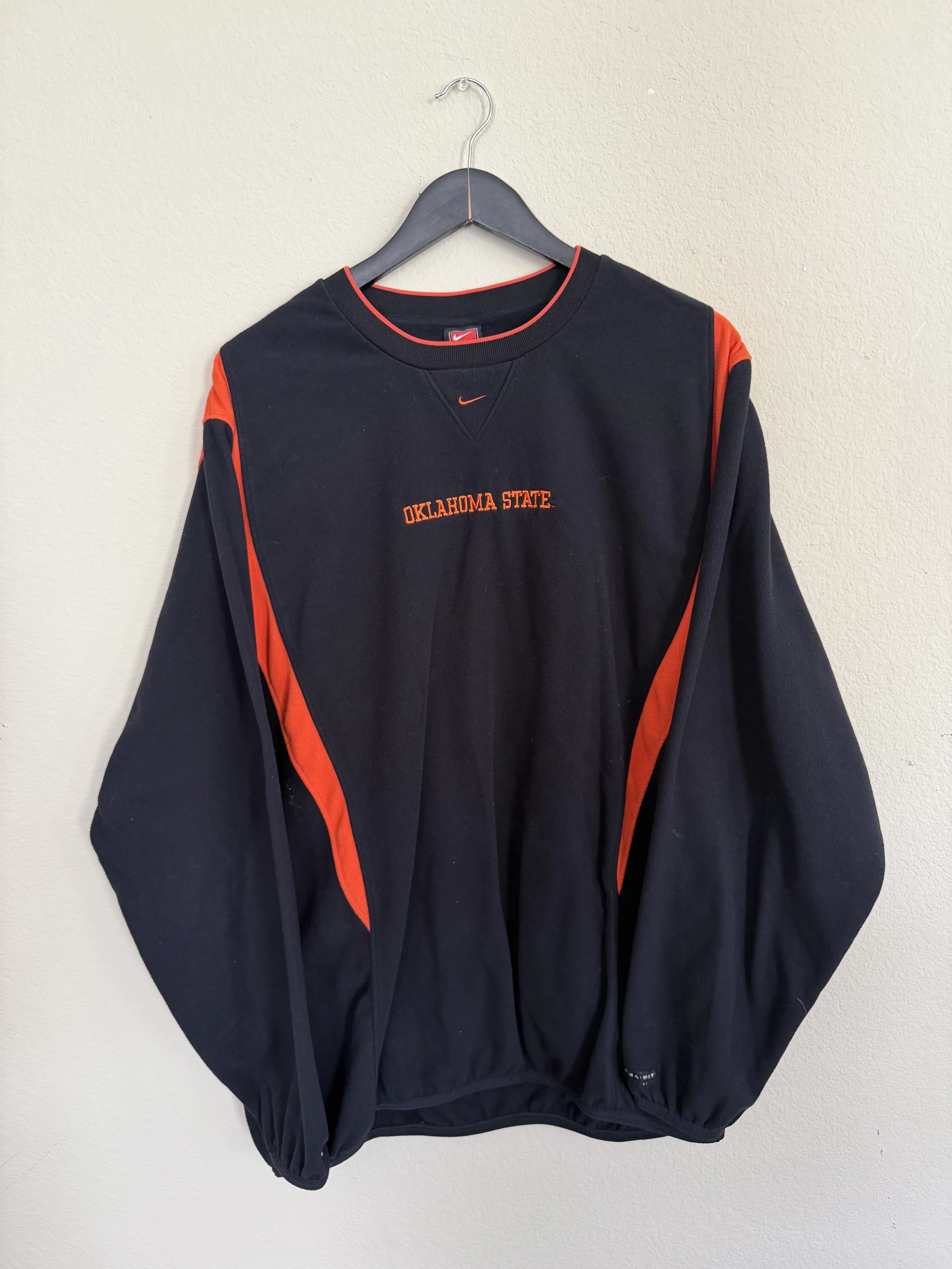 216. 00s Black Nike Centerswoosh OSU Fleece Pullover