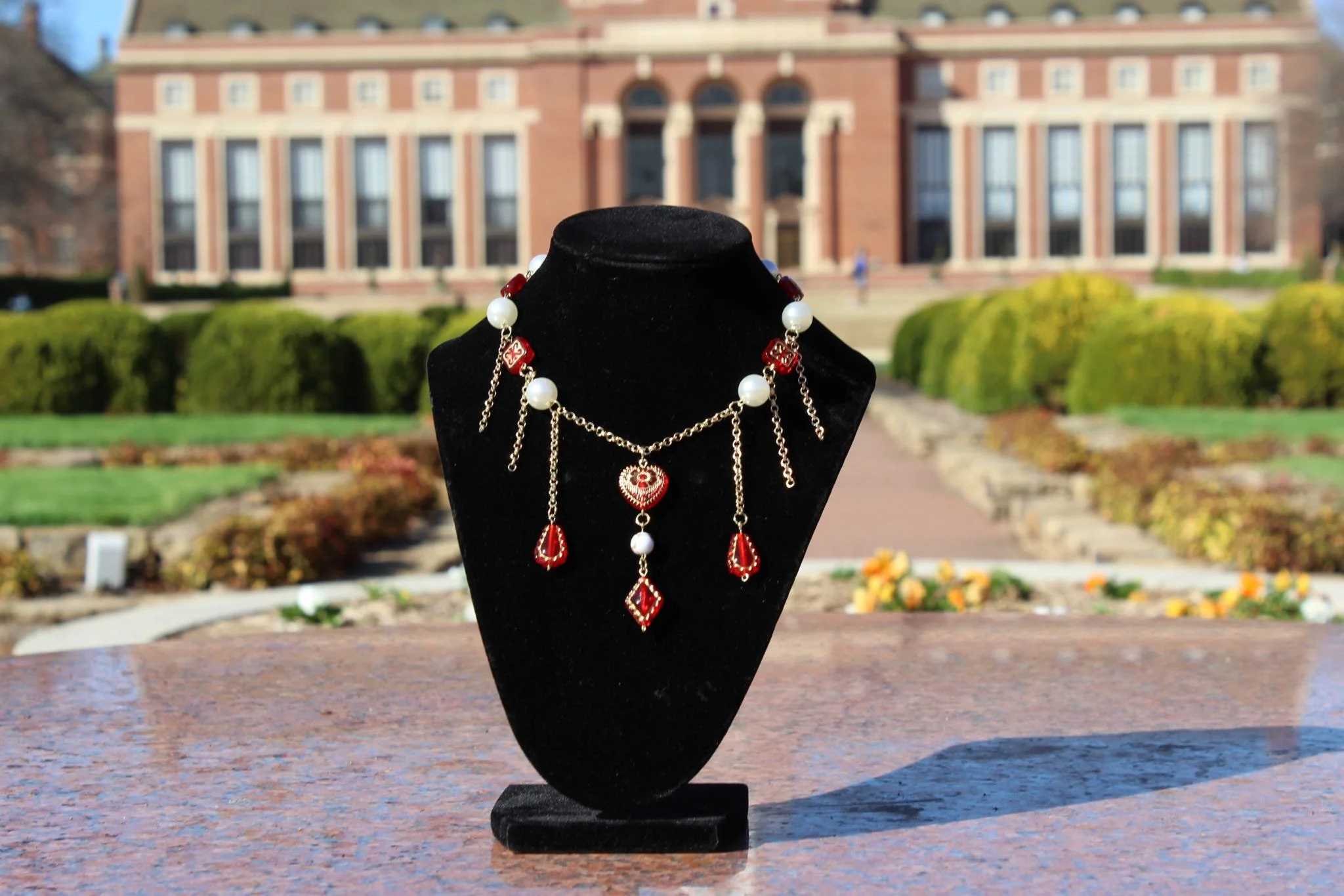 "RUBY GOLD" NECKLACE