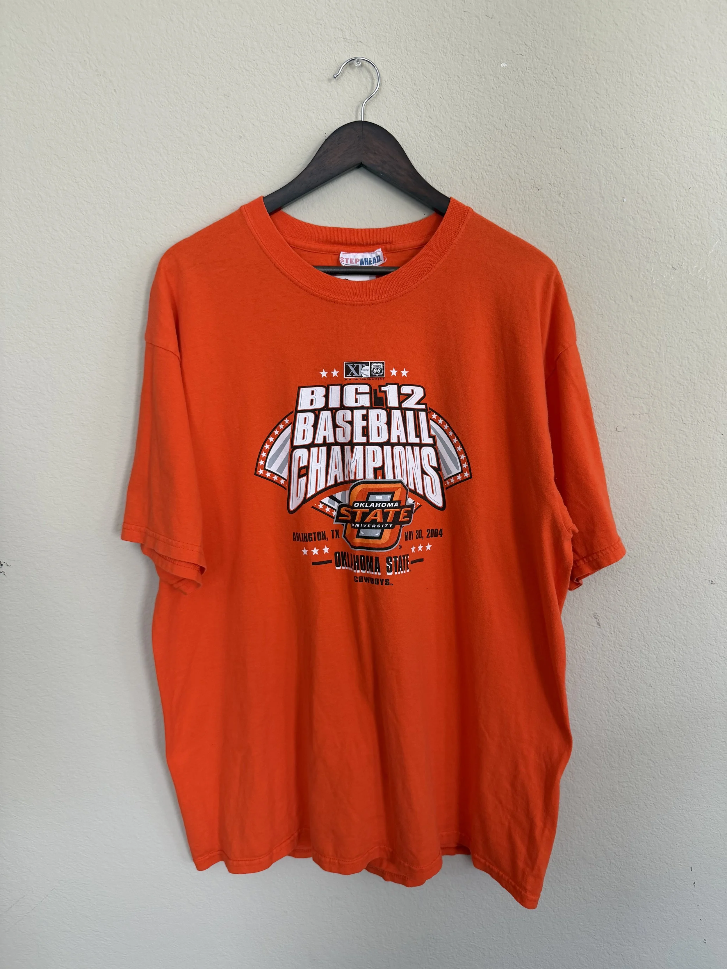 234. Orange OSU 2004 Big 12 Baseball Champions T-Shirt