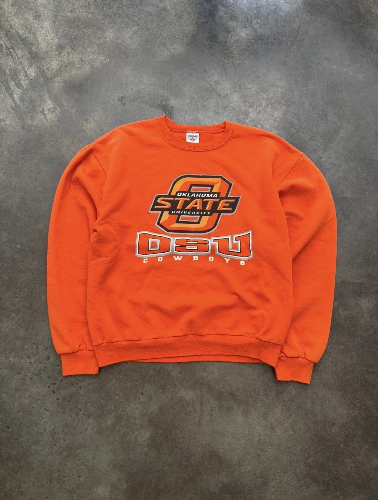 131. 00S JERZEES OSU COWBOYS CREWNECK SWEATSHIRT