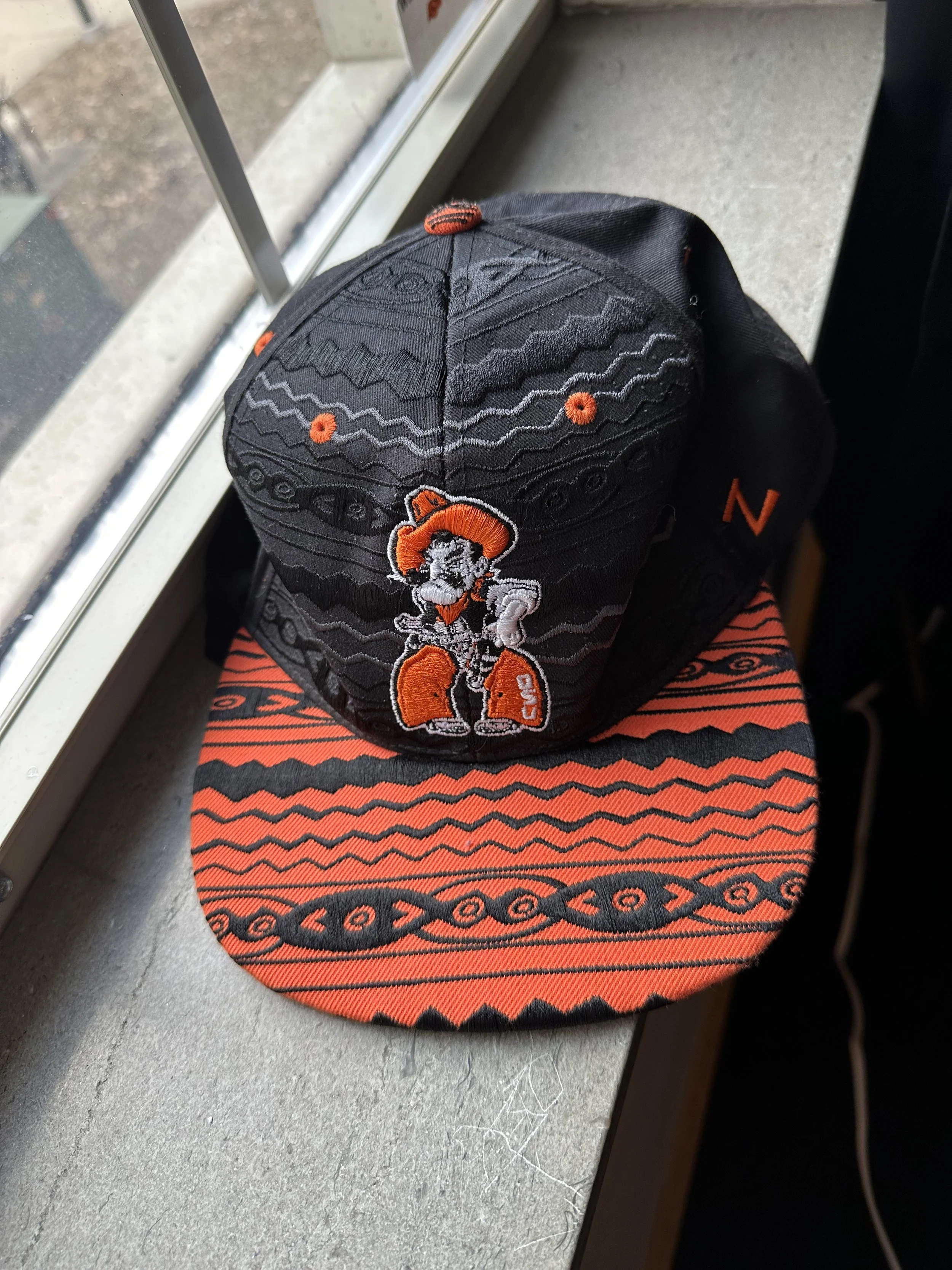Oklahoma State Cowboys Zephyr Zig Zag Snapback (Unknown Signatures) (1).jpeg
