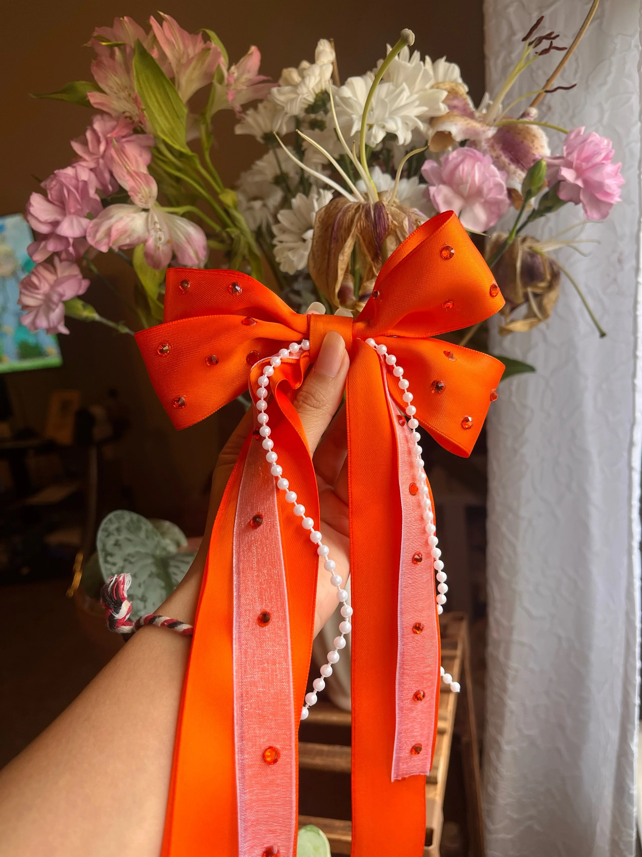 RHINESTONE BOW