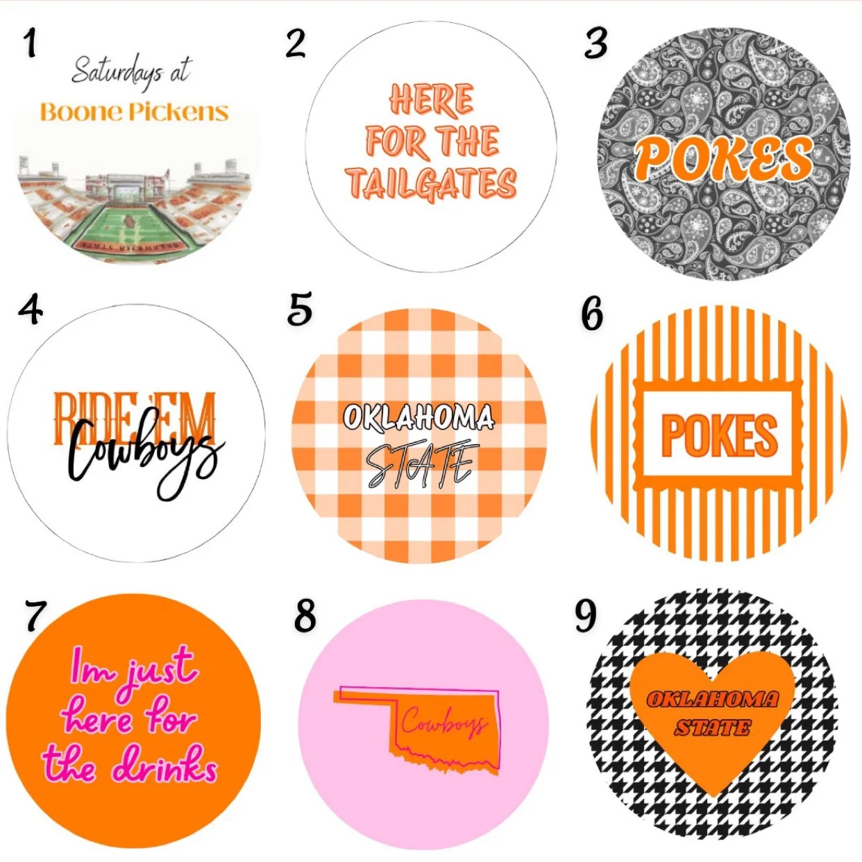Game Day Buttons